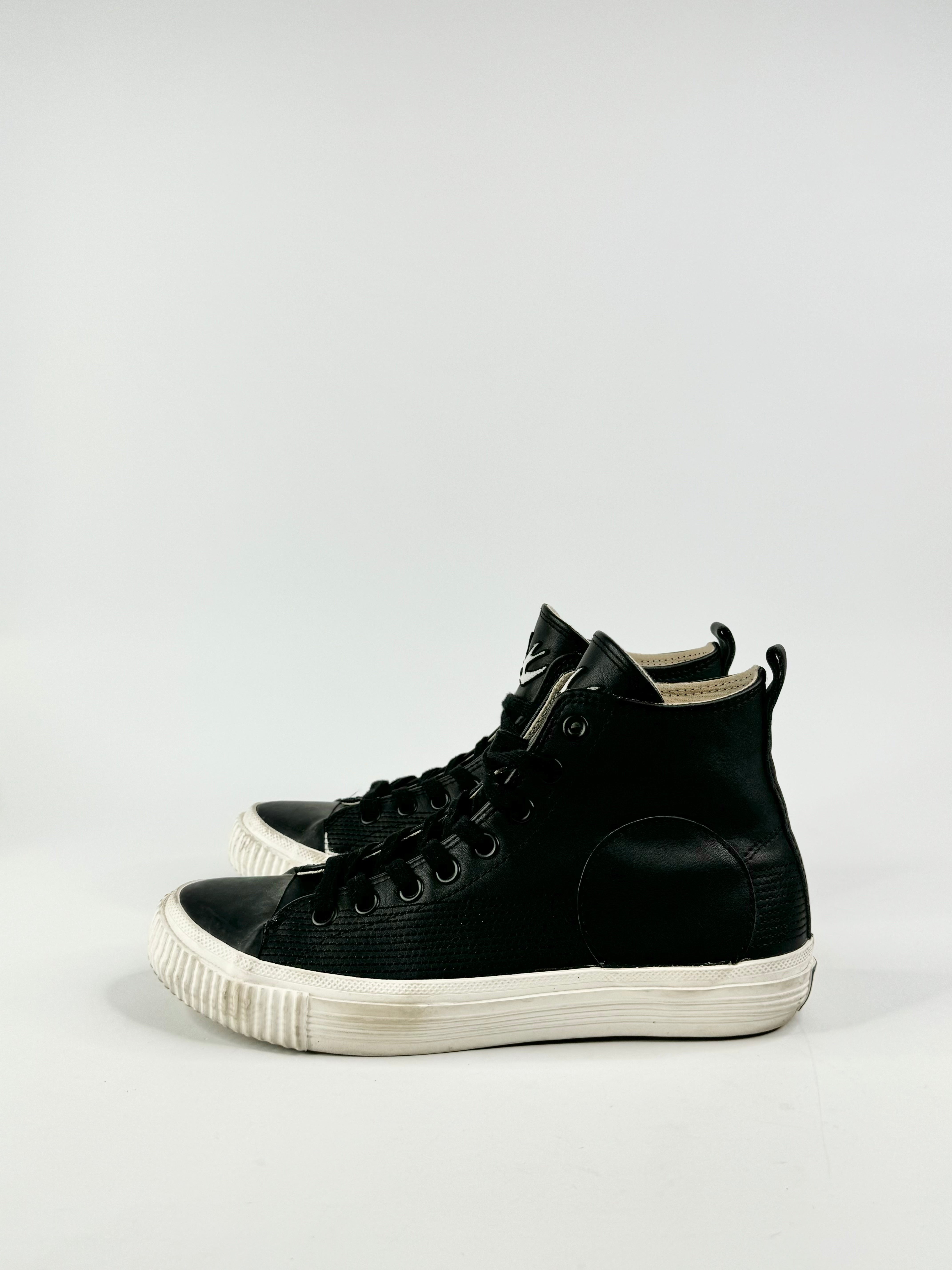 McQ Black High Top Sneakers - EU42