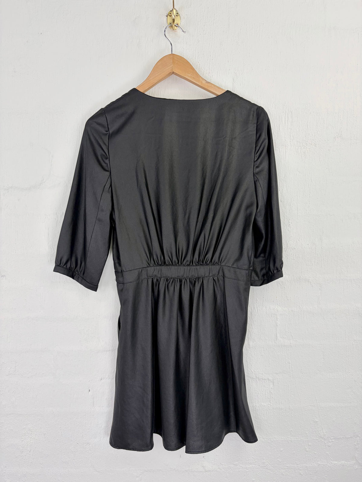 Ba&sh Back Satin Sheen Mini Dress - AU10/12
