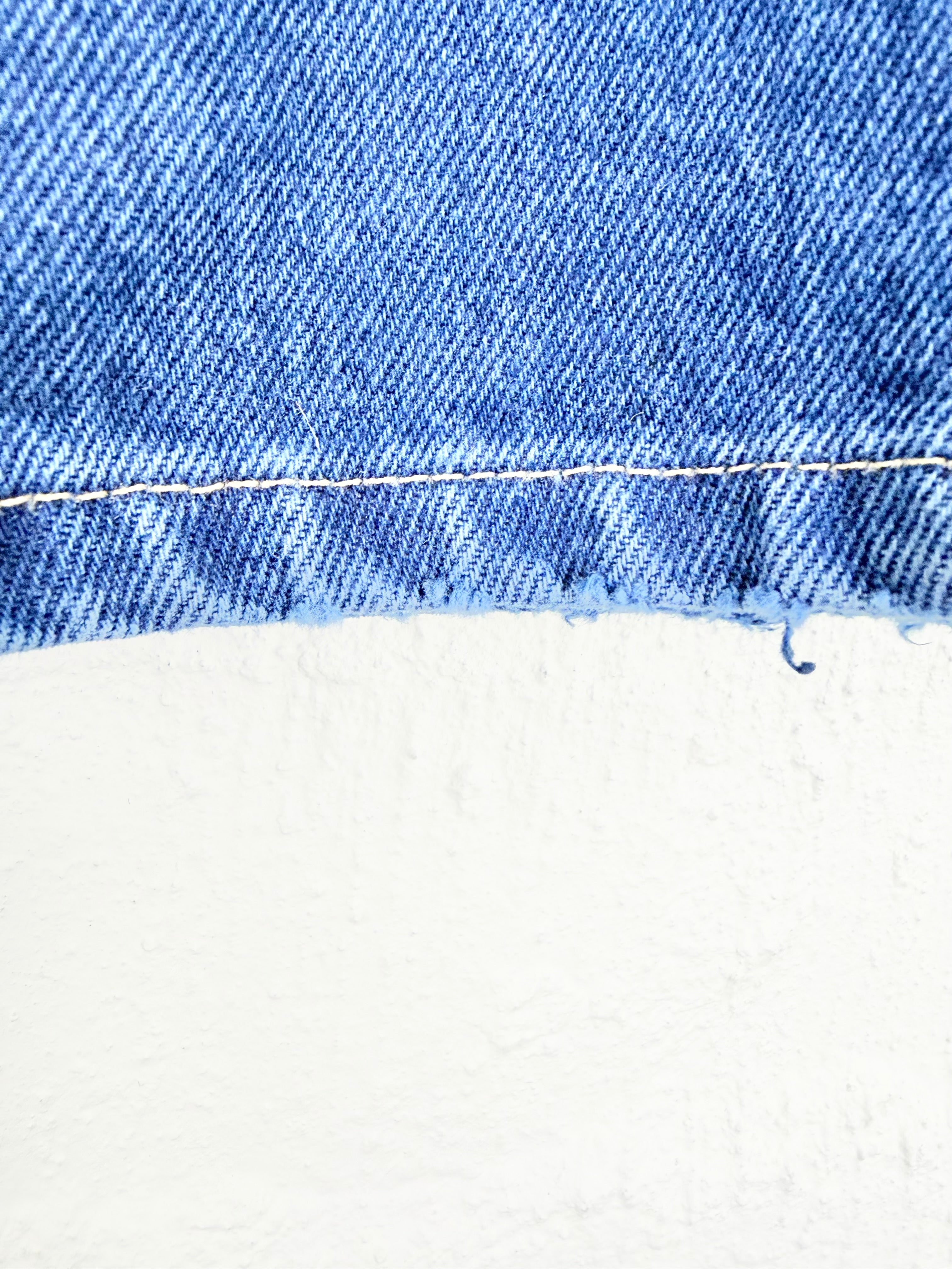 Mustang Blue Denim Button Up Jeans - AU14