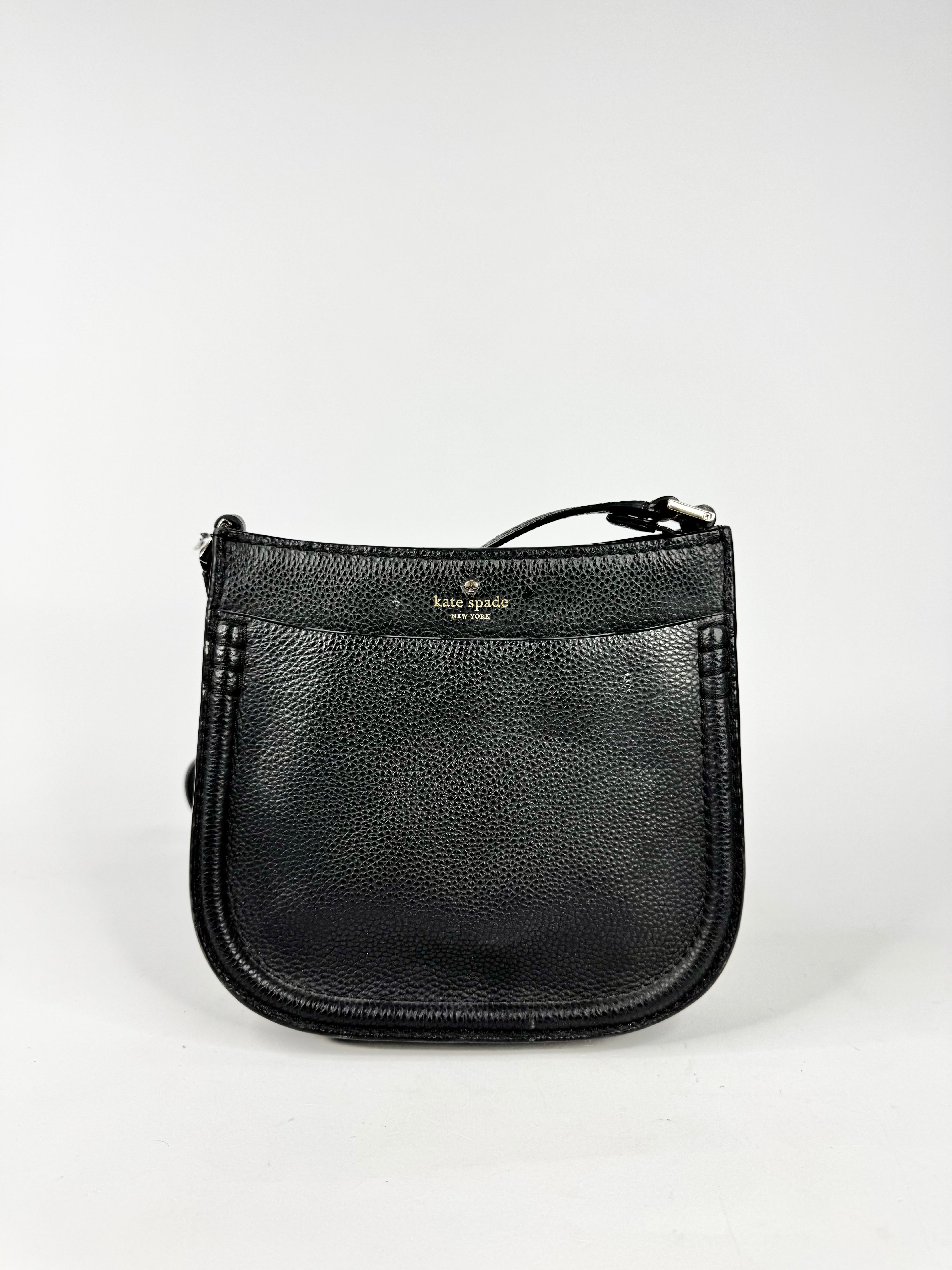 Kate Spade Black Leather Cross Body Bag