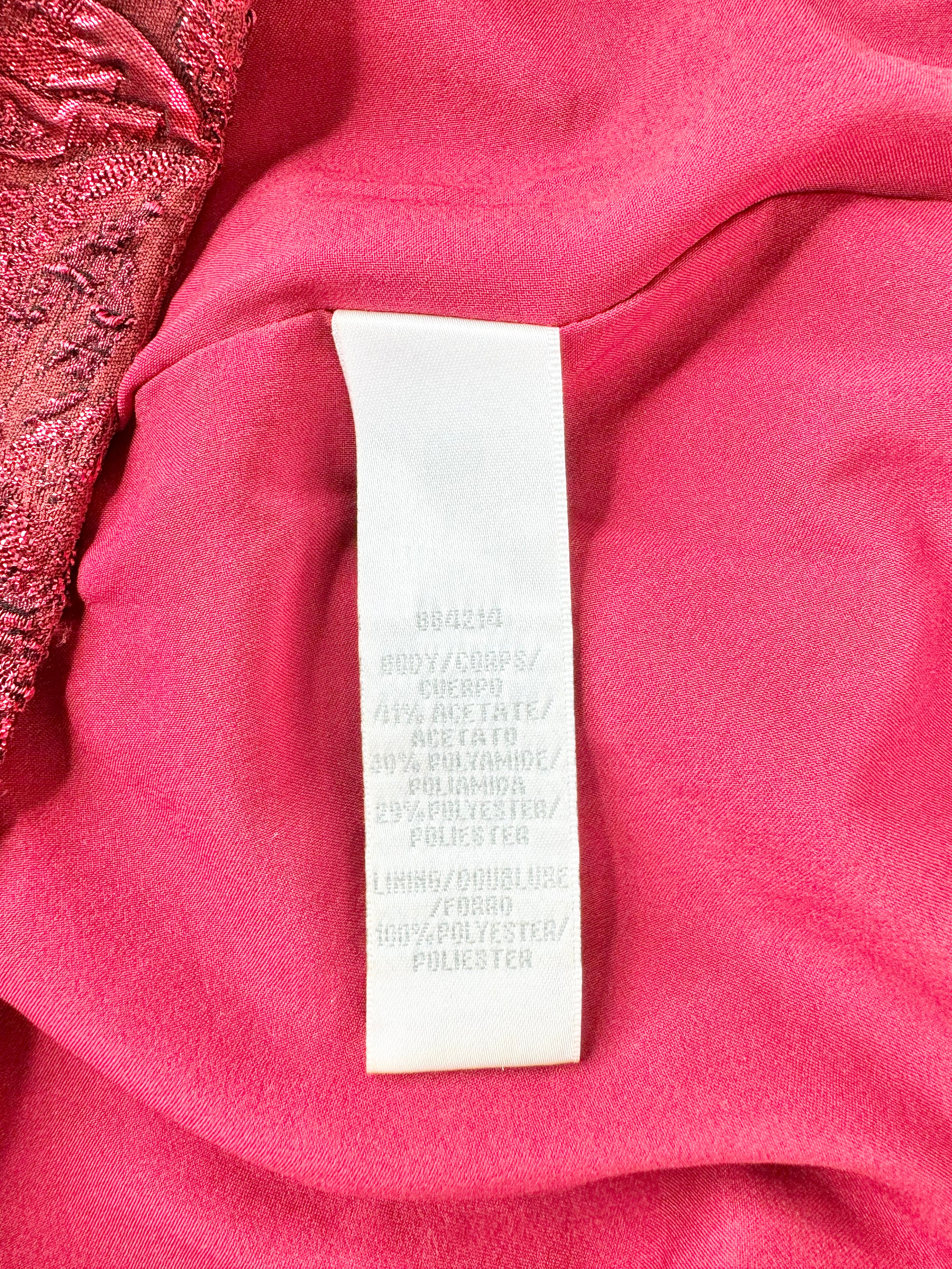 Theia Ruby Red Bell Sleeve Cocktail Dress - AU8