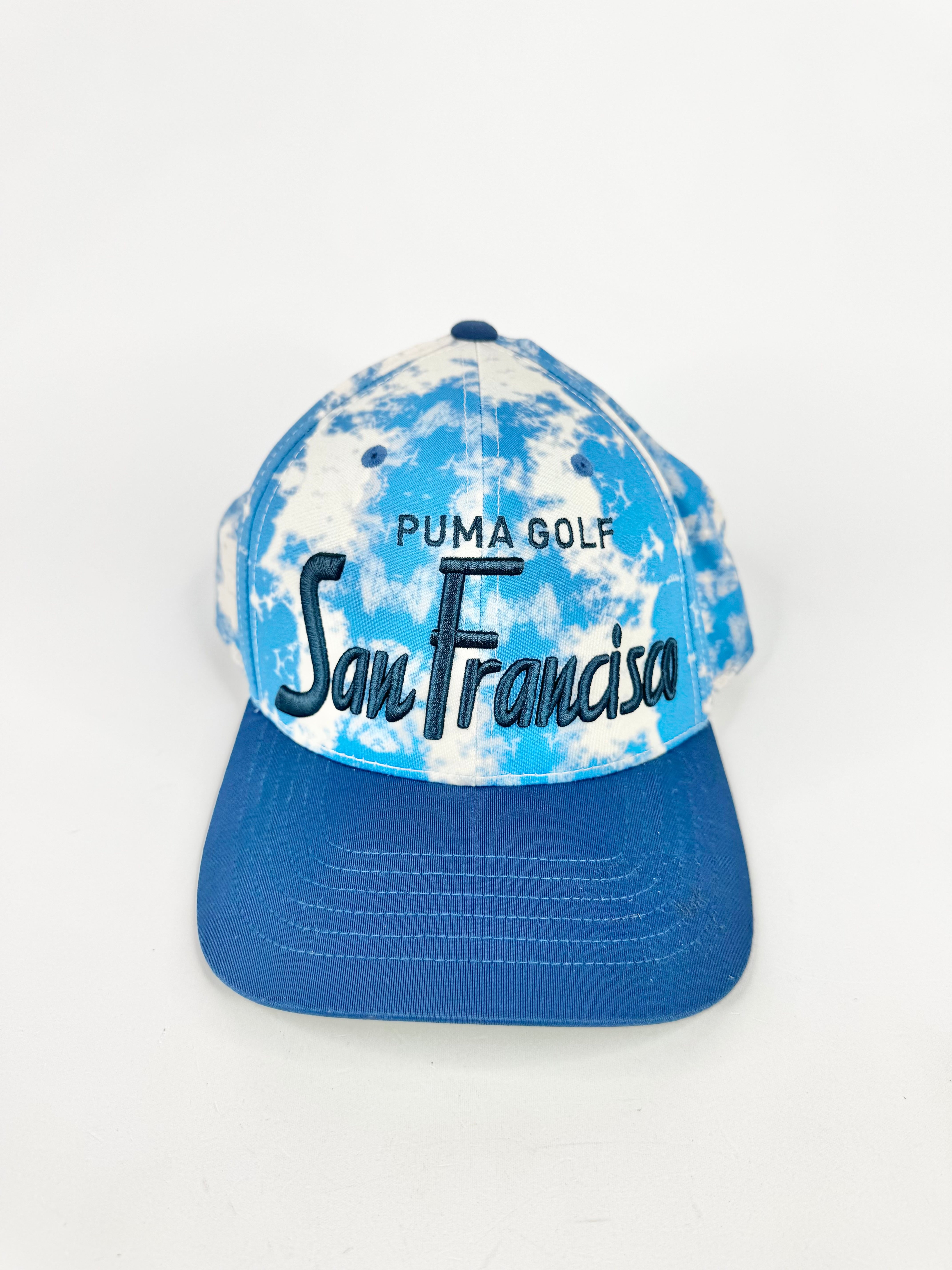 Puma Golf Blue & White San Francisco Trucker Hat
