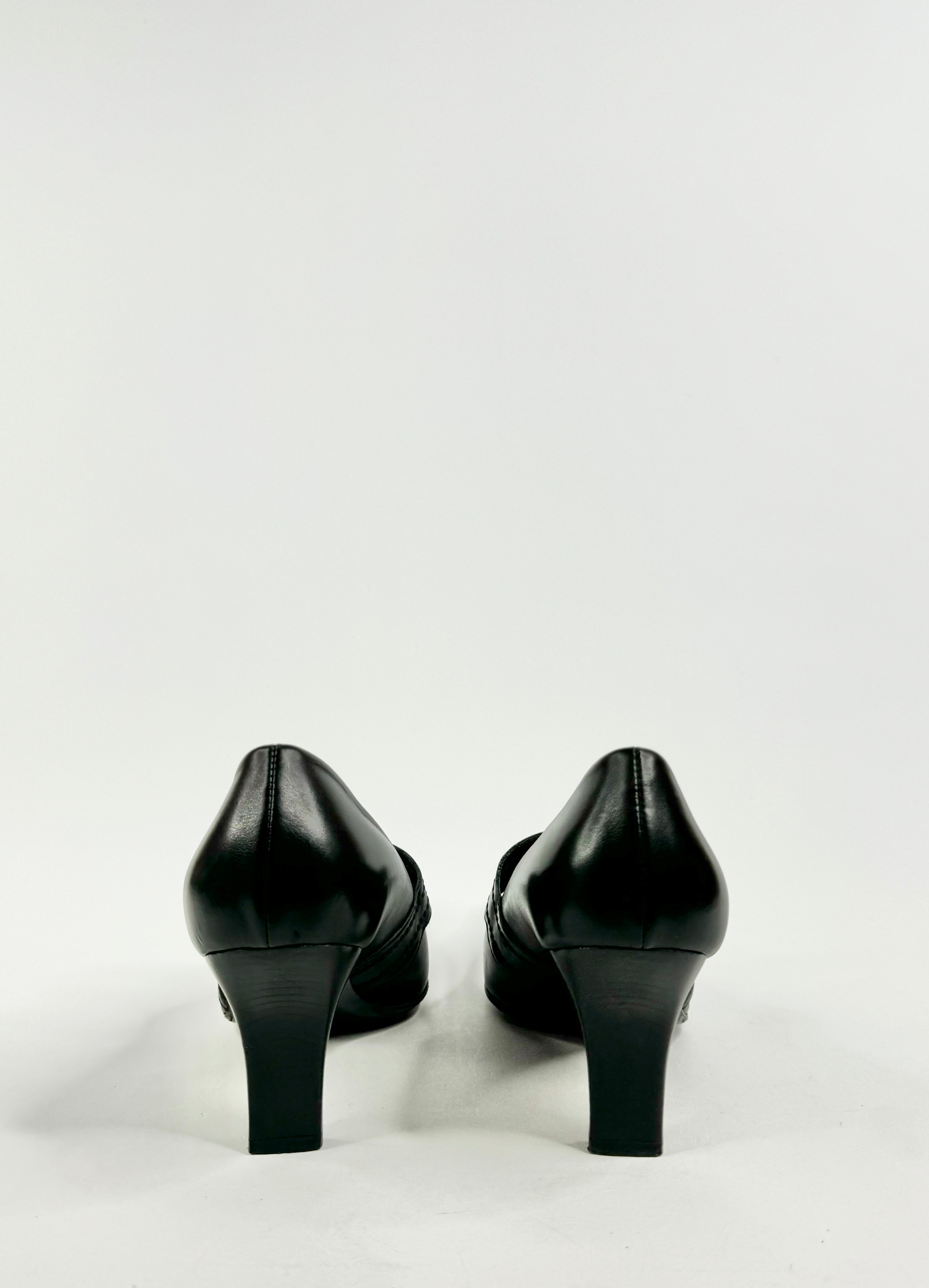Vintage Bottega Pointed Toe Mary Janes - EU40.5
