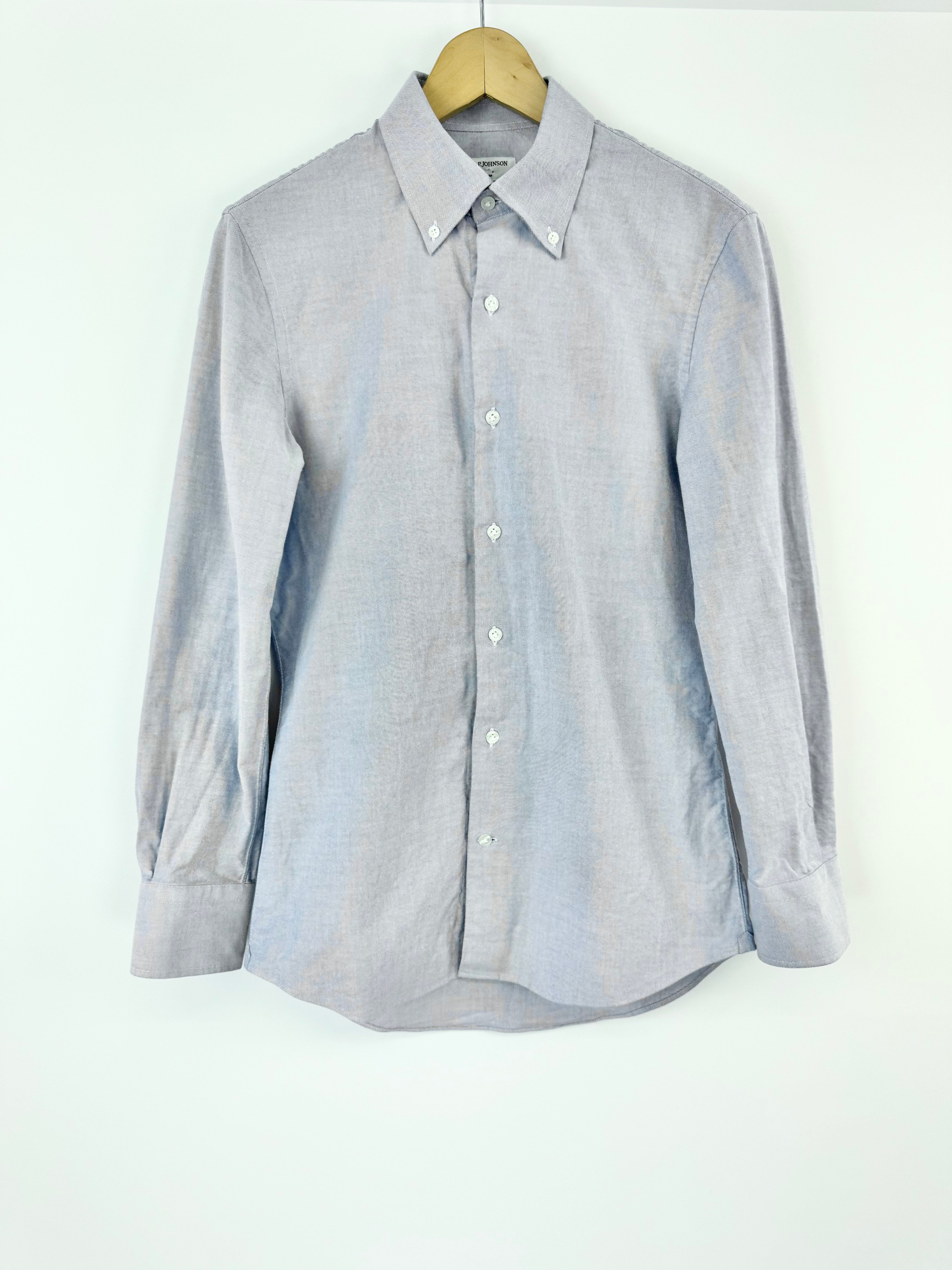 P Johnson Light Blue Cotton Shirt - AU8/10