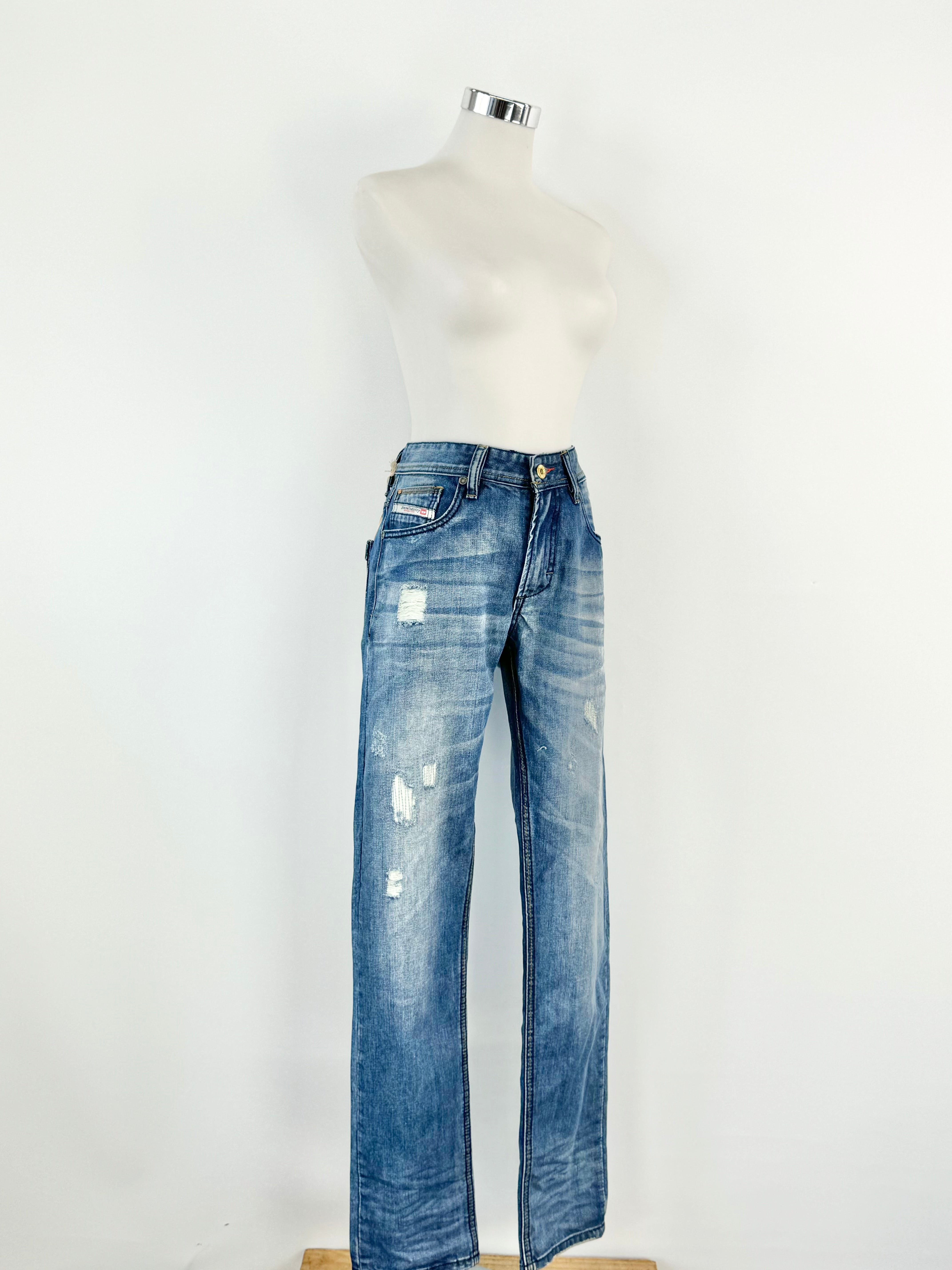 Diesel Blue Rip Skinny Jeans NWT - 32