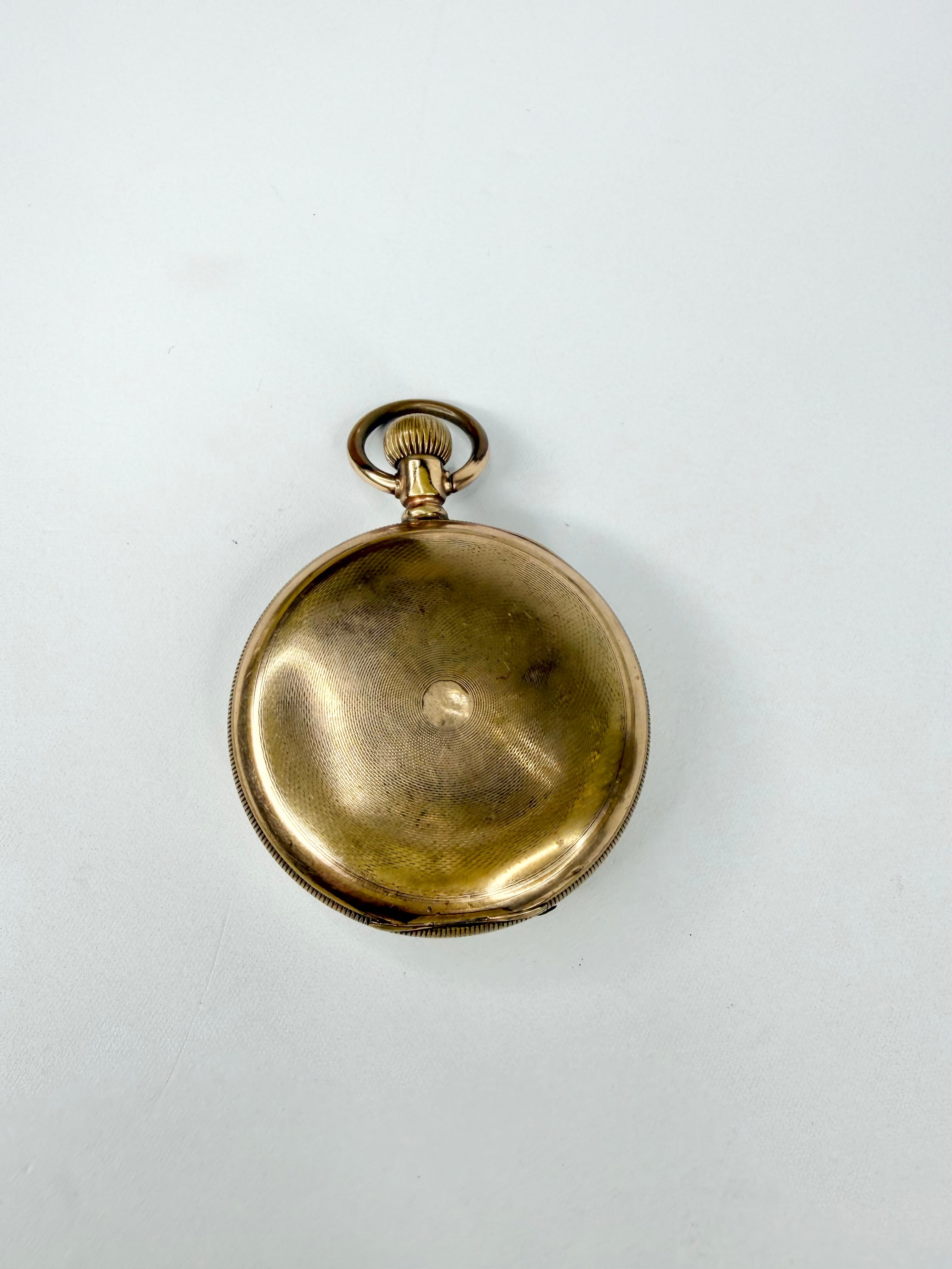 Vintage 1900s Elgin Rolled Gold Pocket Watch