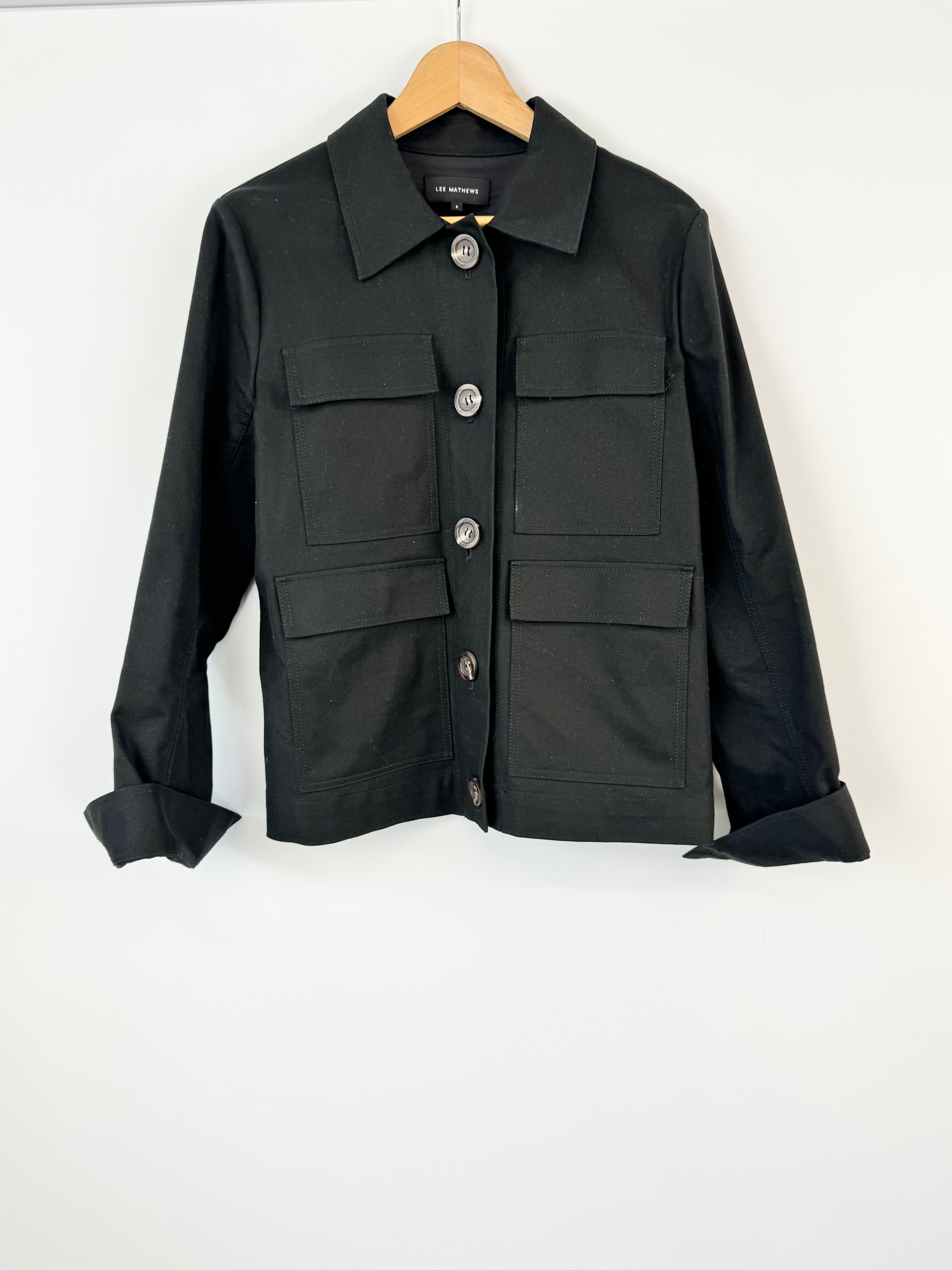 MFW Lee Mathews Black Utility Jacket - AU8/10