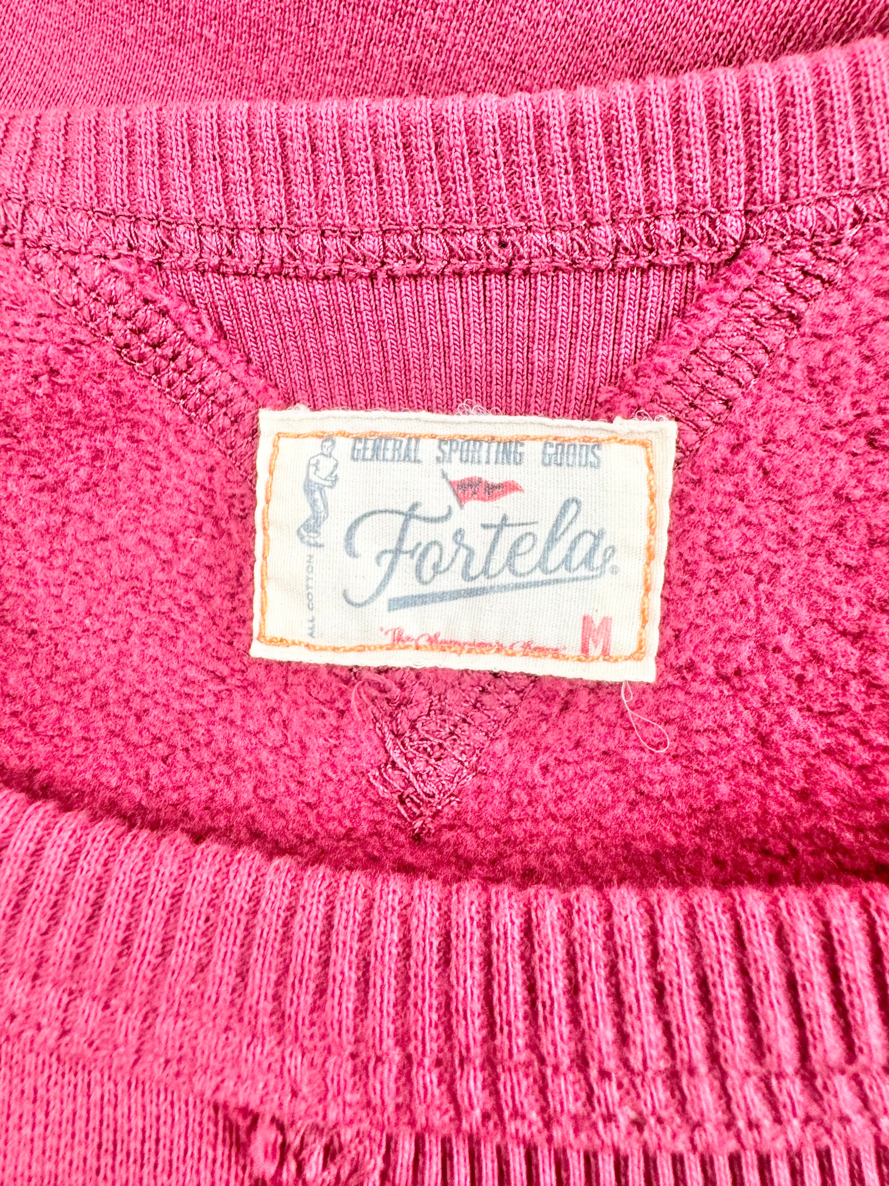 Fortela Raspberry Cotton Sweater - AU10