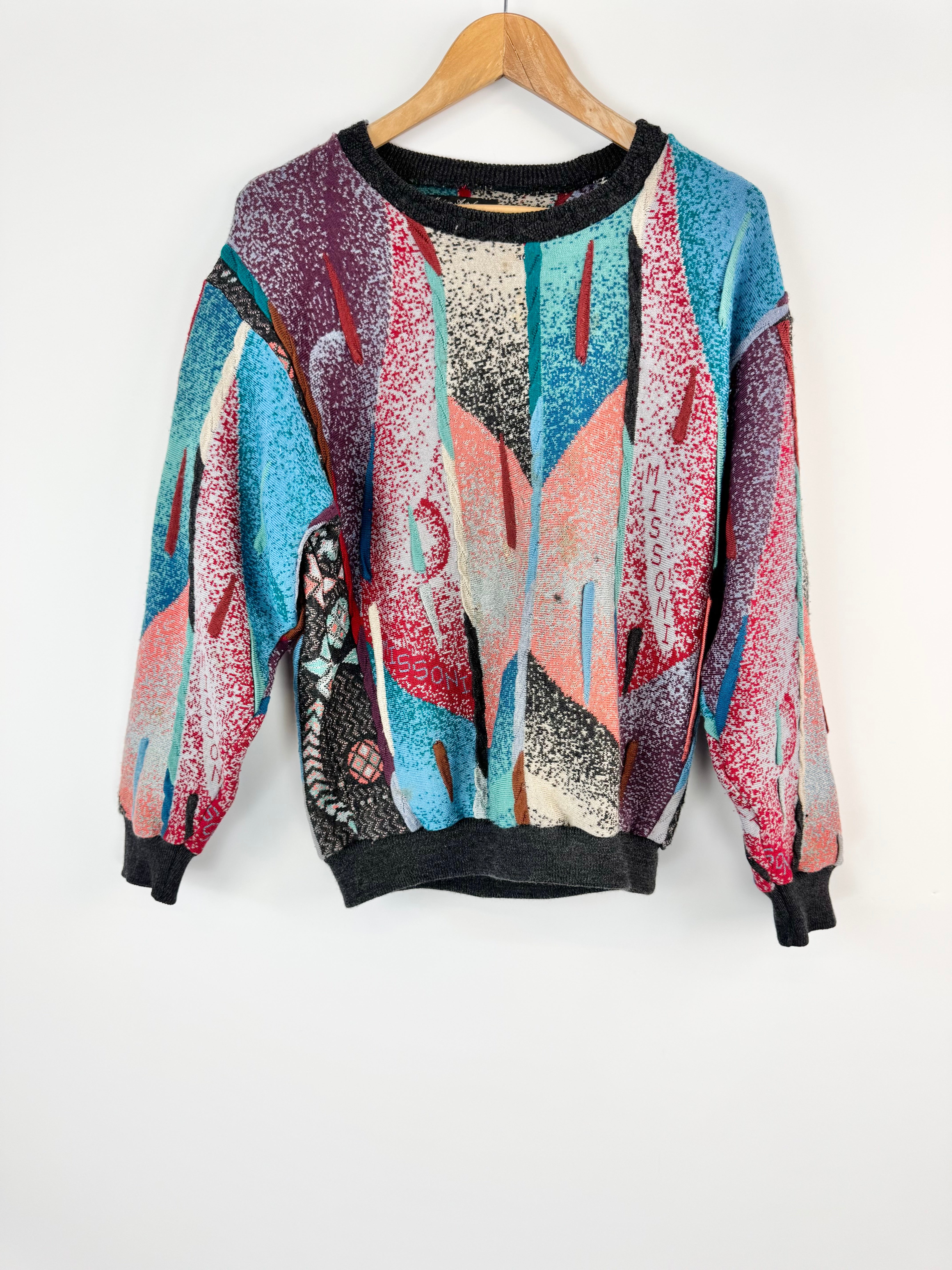 Vintage 3D Knitted Sweater - AU10