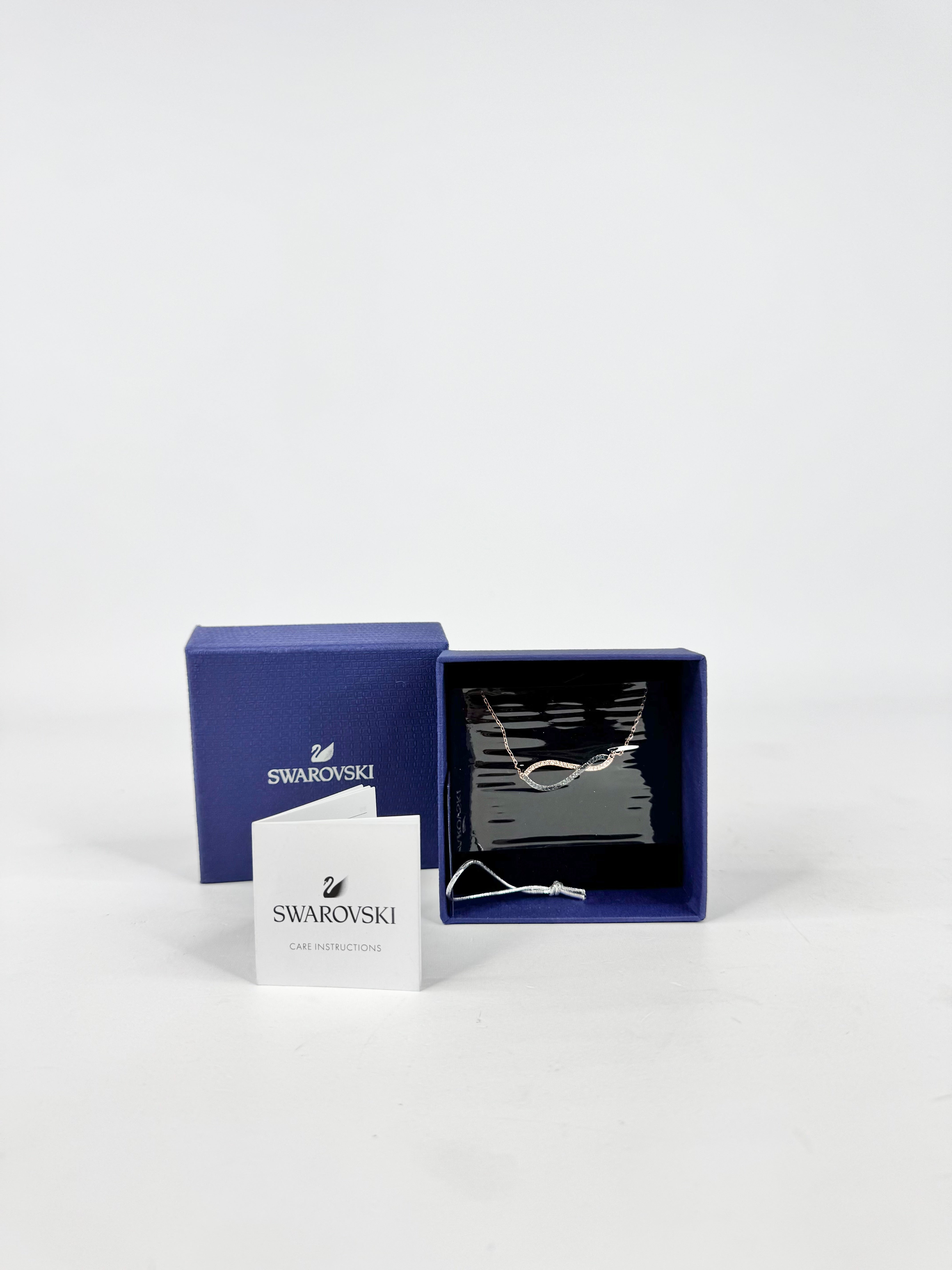 Swarovski 'Lemon' Blue Plated Necklace NWT