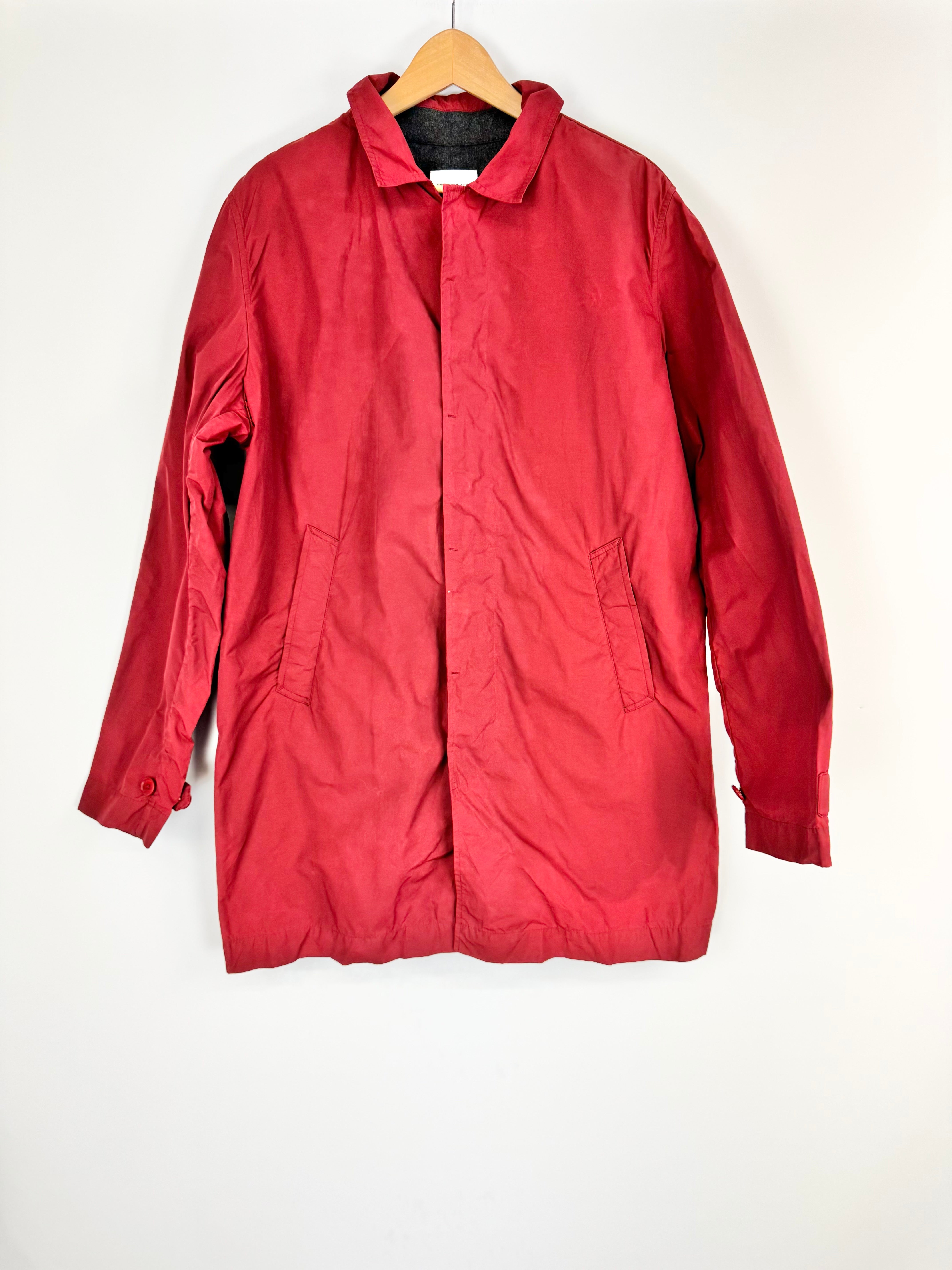 Norse Projects 'Thor Light' Vermillion Rain Coat - XL