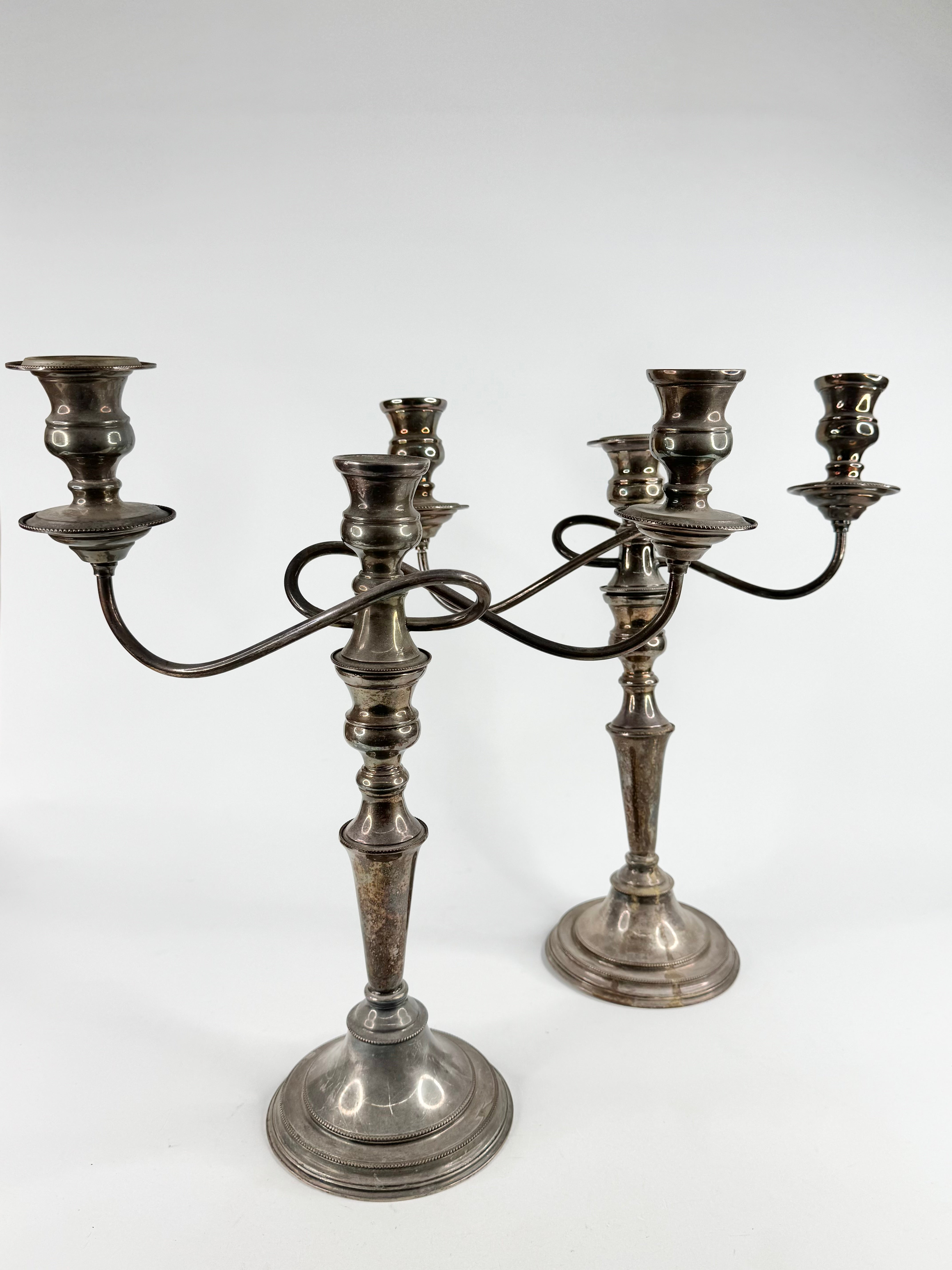 Vintage Silverplated Candlebras