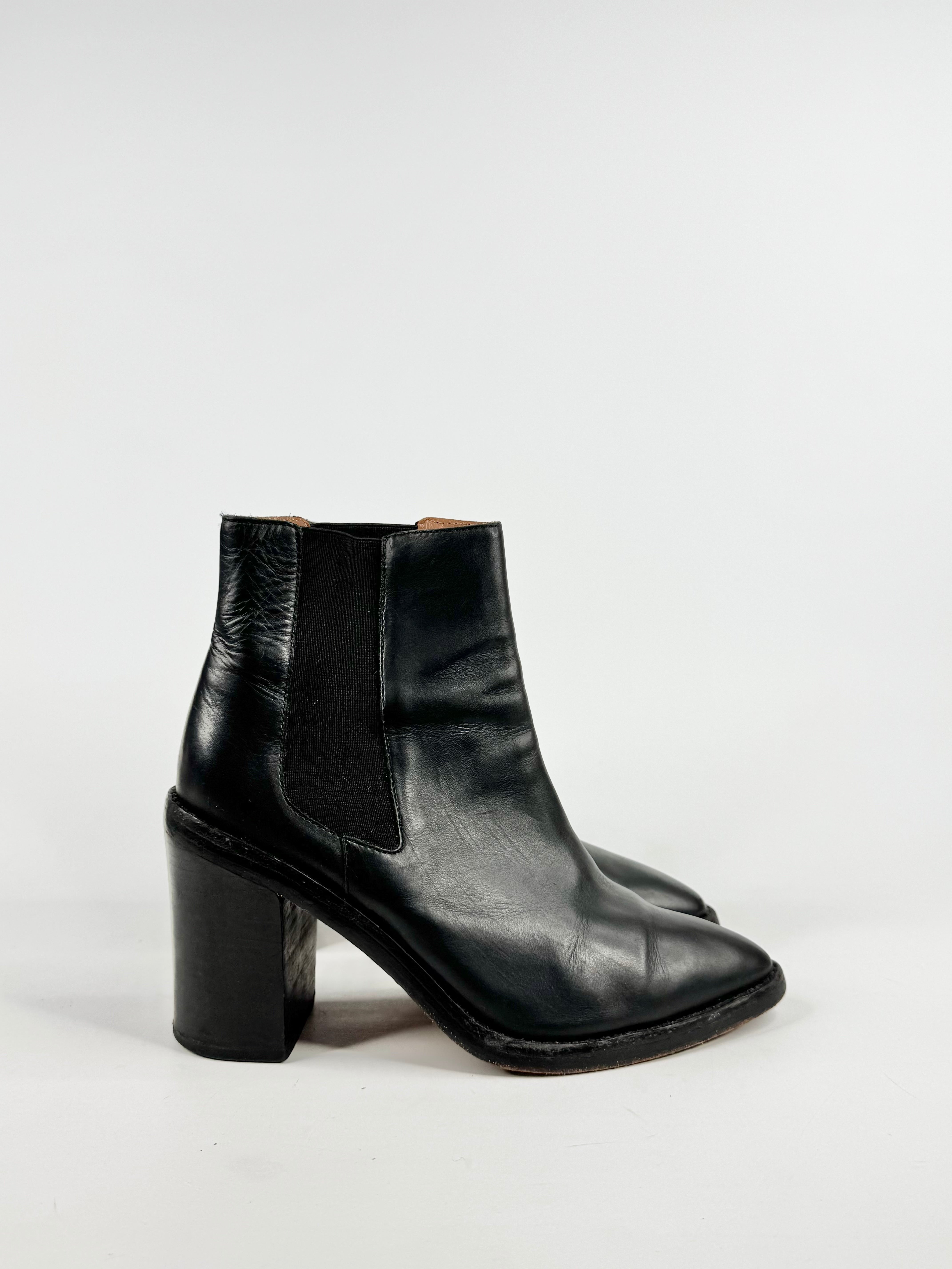 Zimmermann Black Leather Ankle Boots - EU37