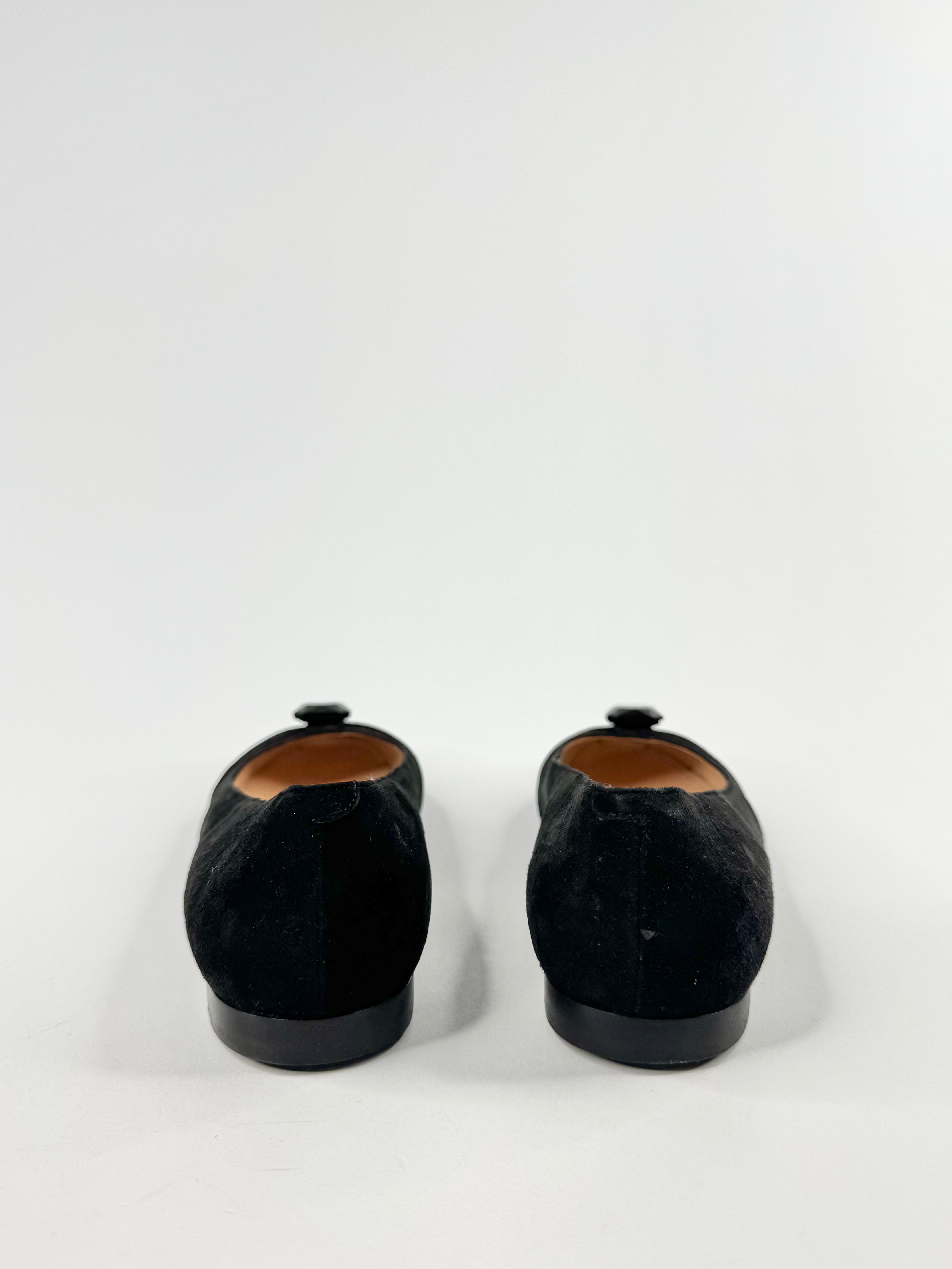 Nando Muzi Black Suede Flats NWT - EU39.5