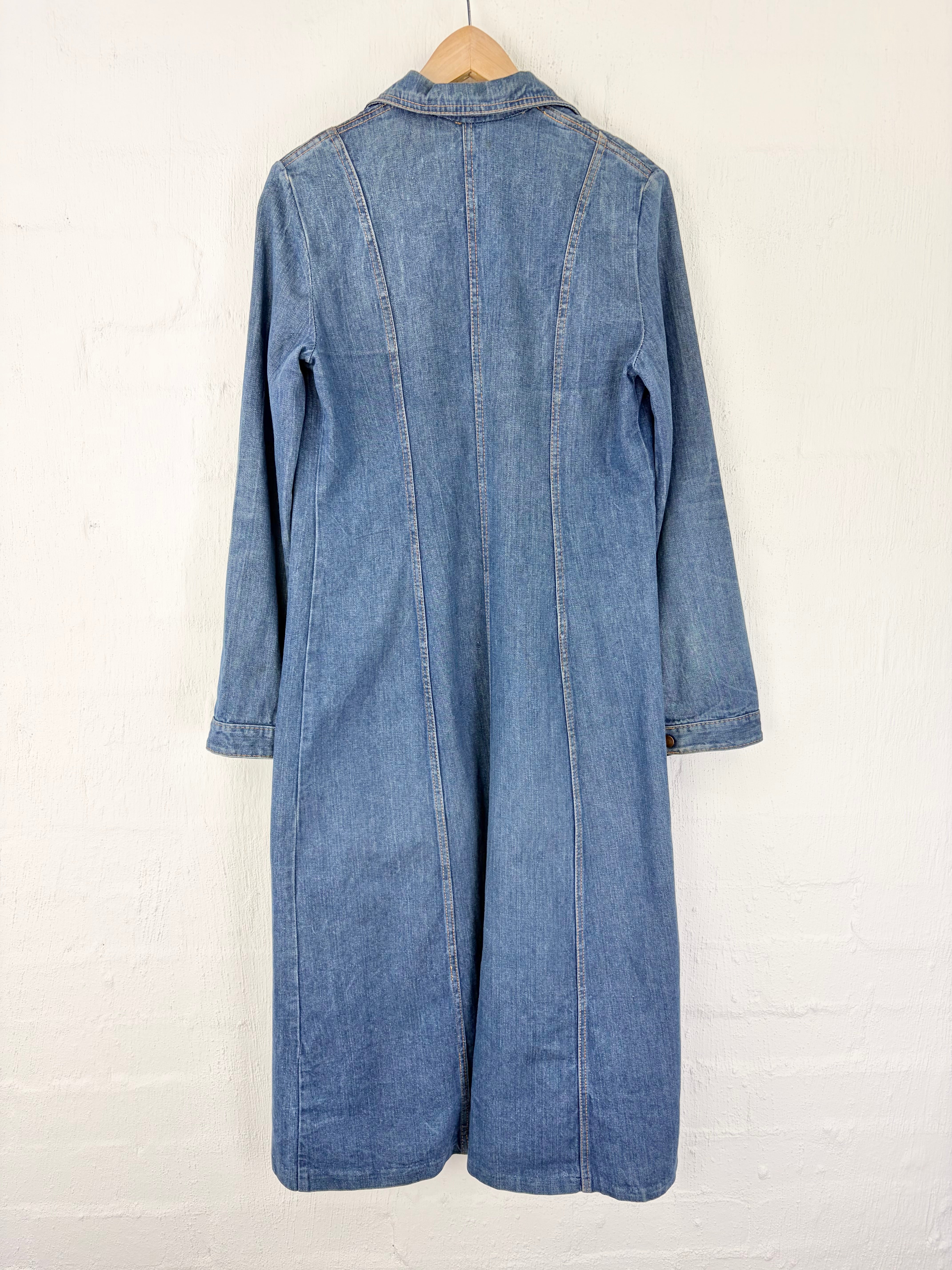 Vintage Colonials Denim Button Down Maxi Dress - AU10
