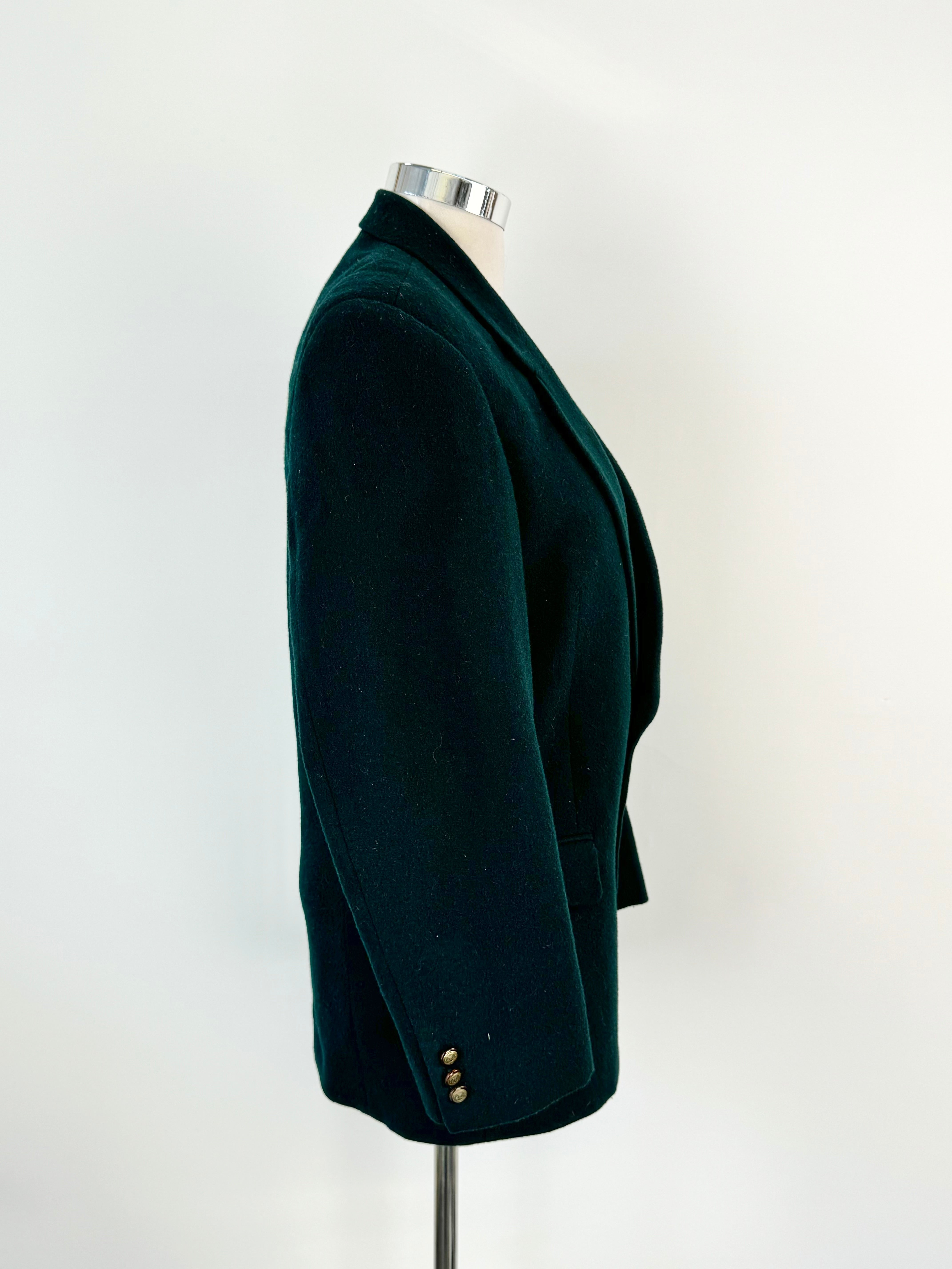 Vintage Giorgio Uomo Forest Green Wool Blazer - L