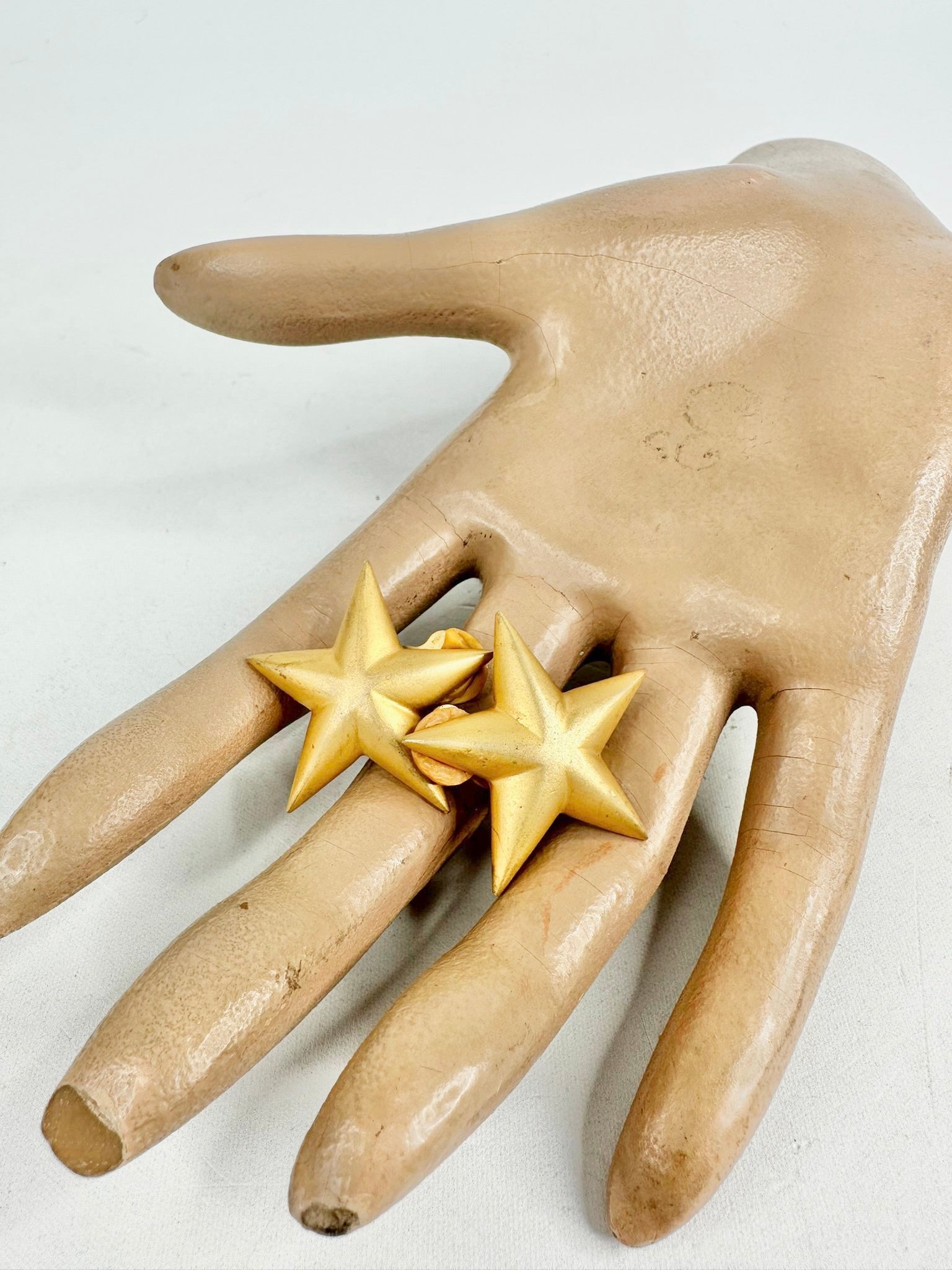 MFW Gold Star Clip-on Earrings
