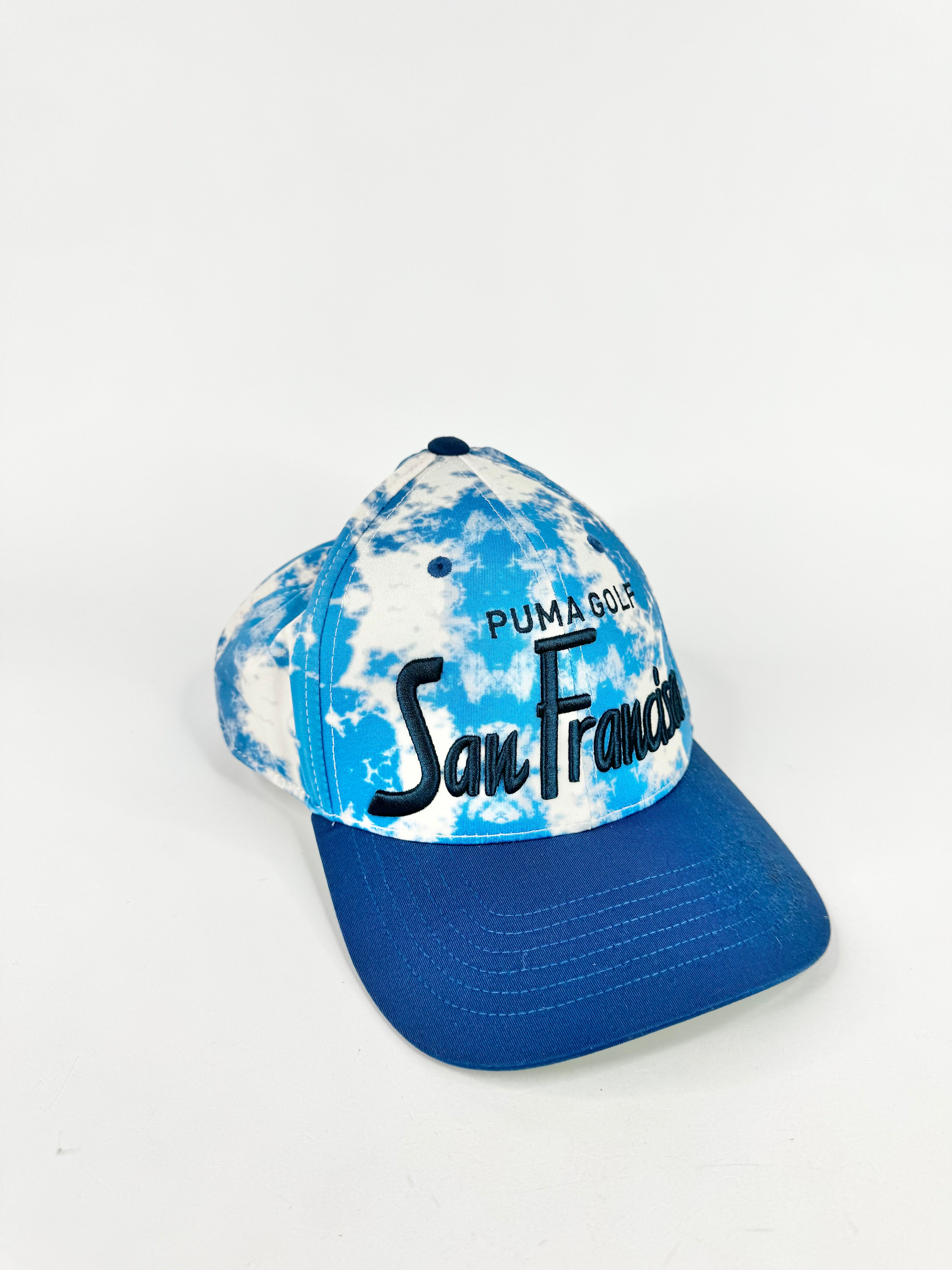 Puma Golf Blue & White San Francisco Trucker Hat