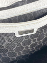 Oroton White Leather Tote Bag