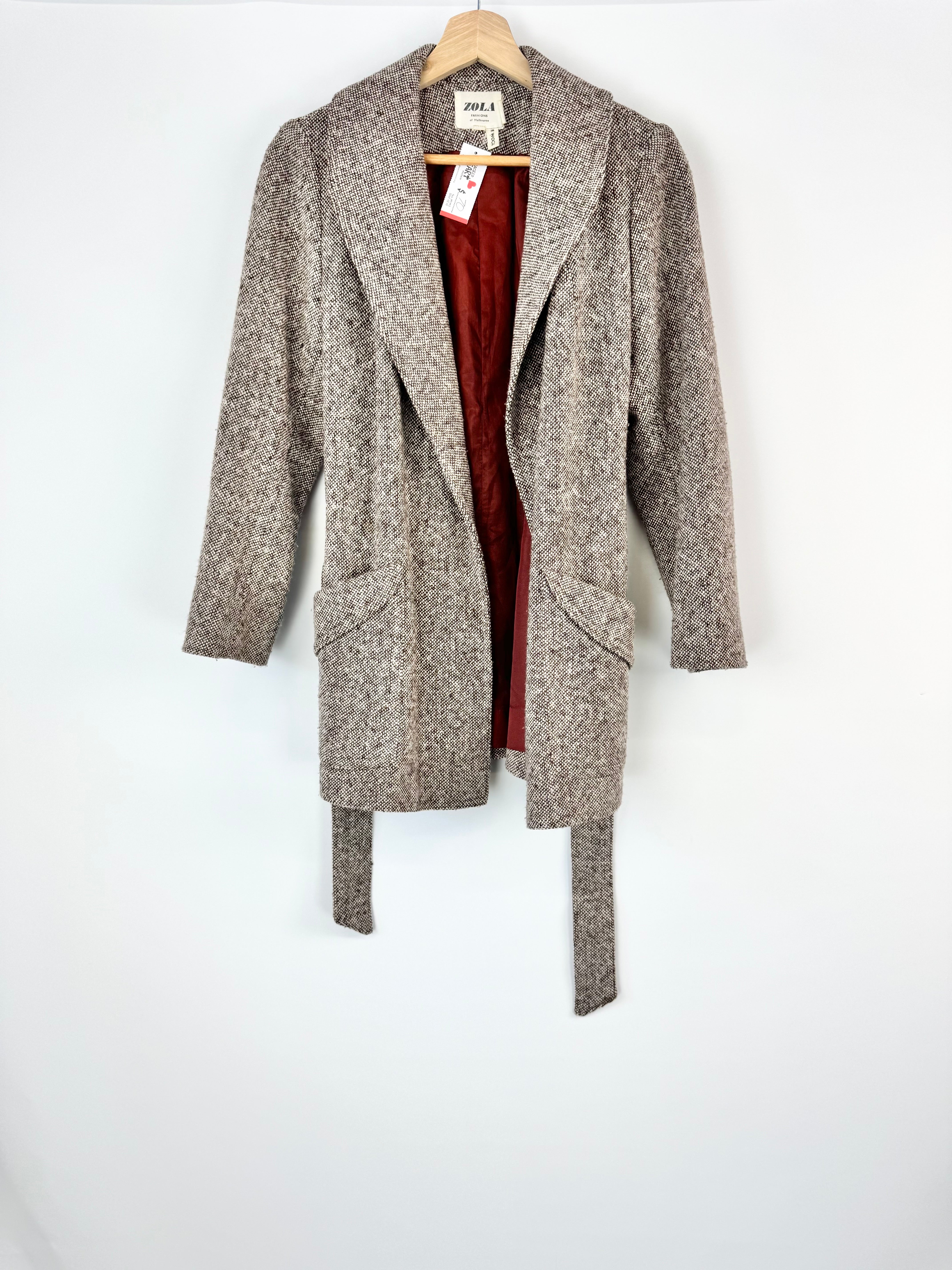 Vintage Zola Fashions of Melbourne Tweed Jacket - AU8