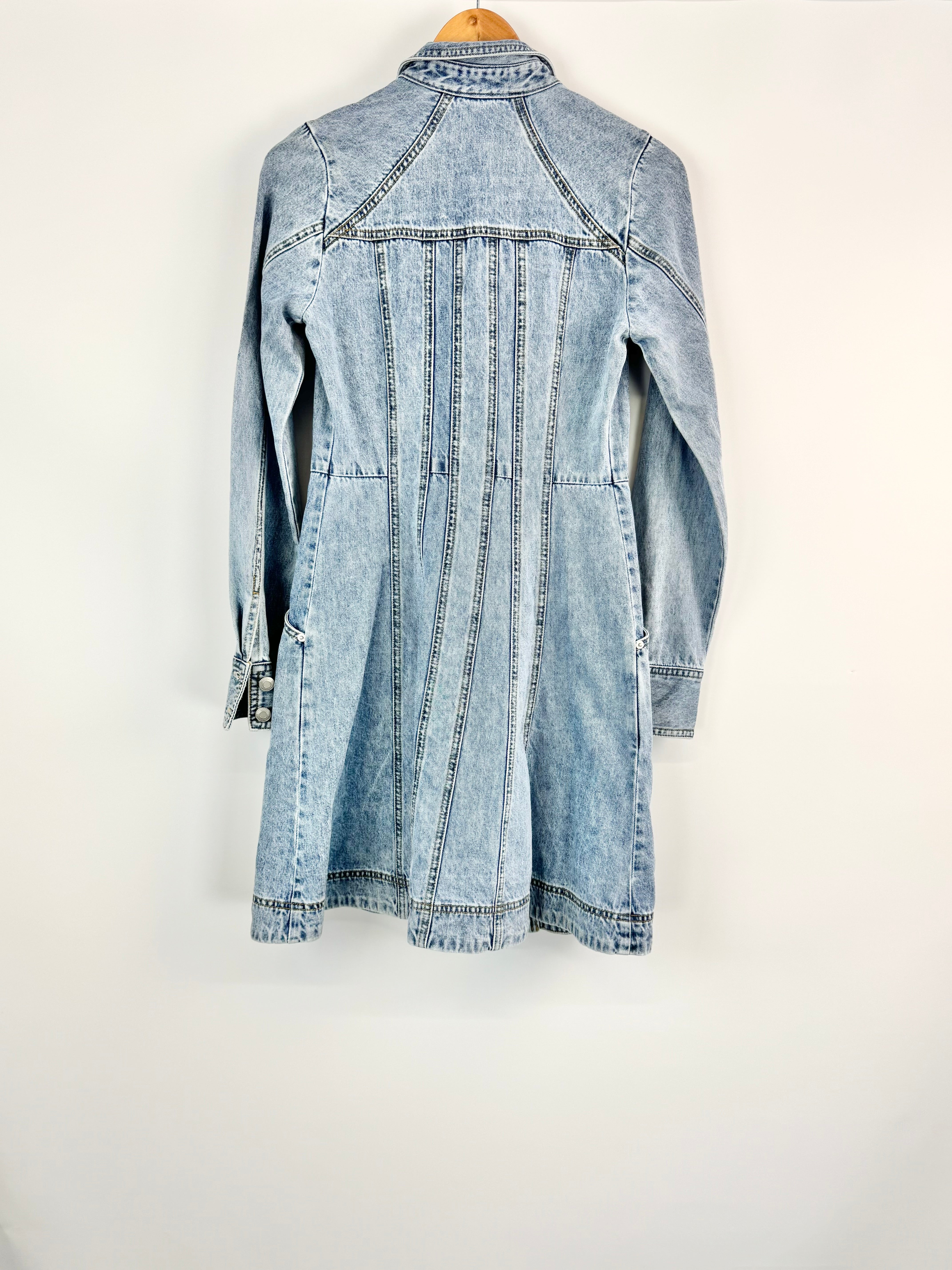 Morrison Long Sleeve Denim Dress - AU6