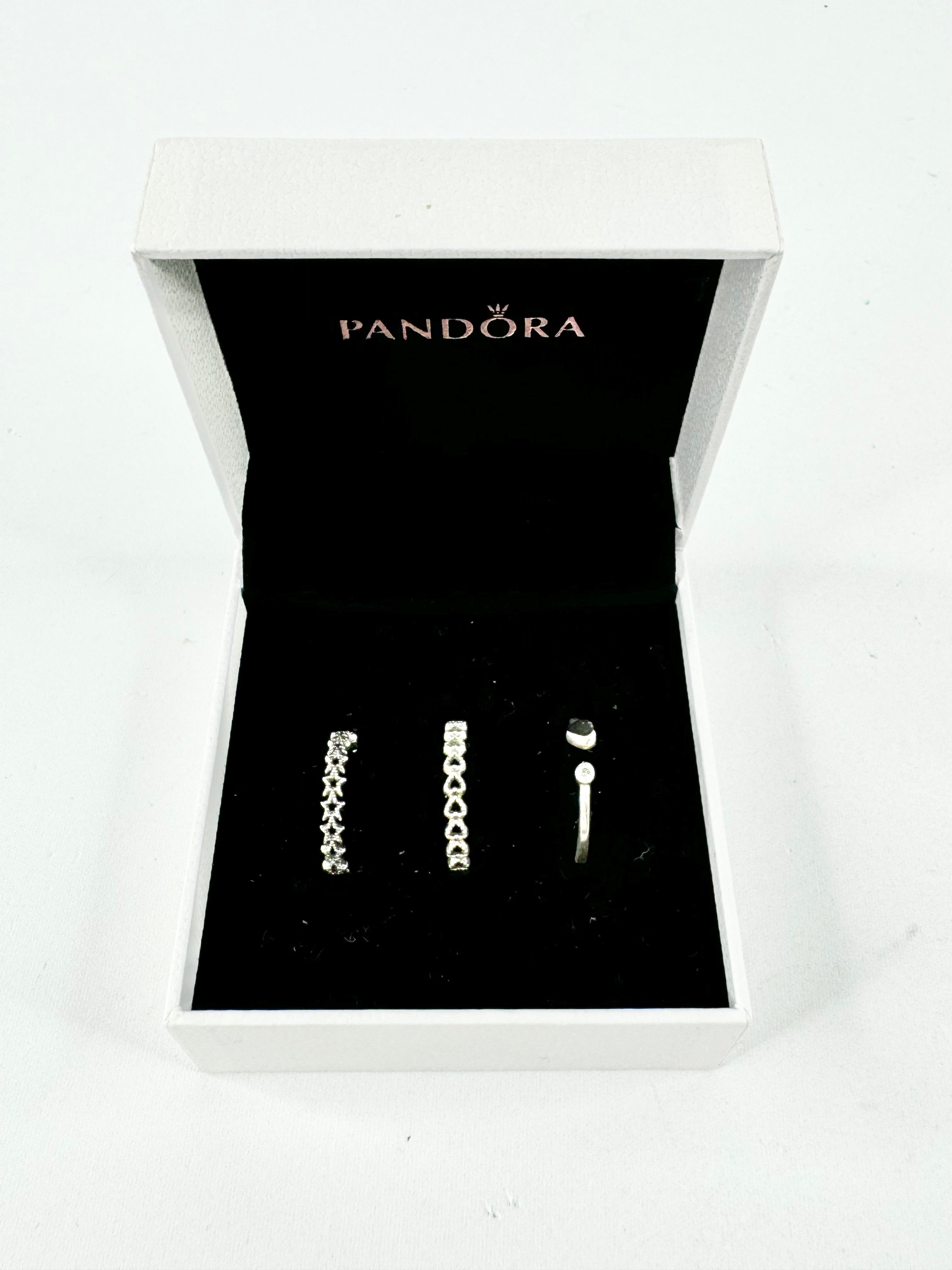 Pandora Star, Heart & Wrap Three Ring Set