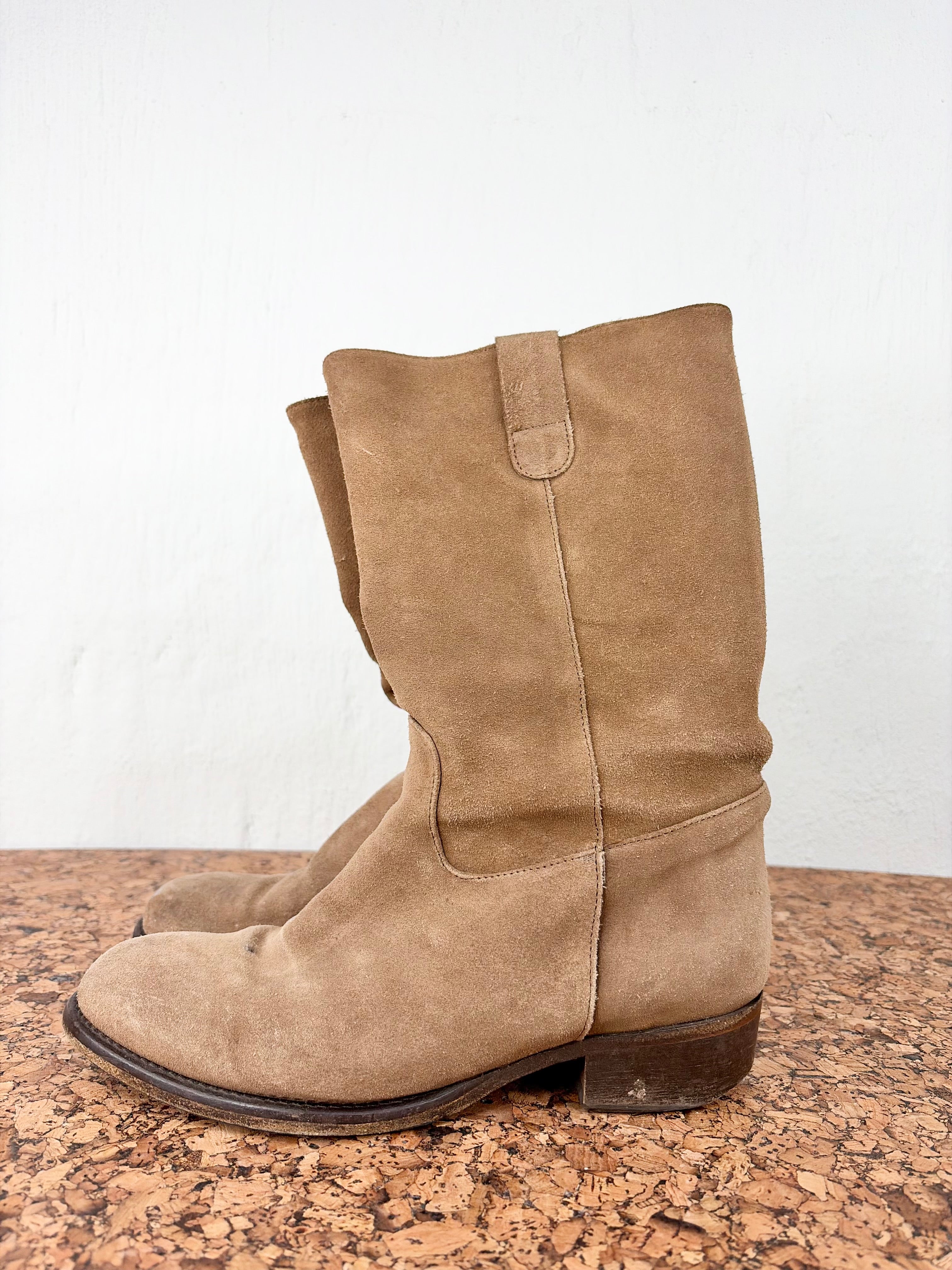 Stefano Stefani 'GANZ-12' Tobacco Suede Boot - EU37