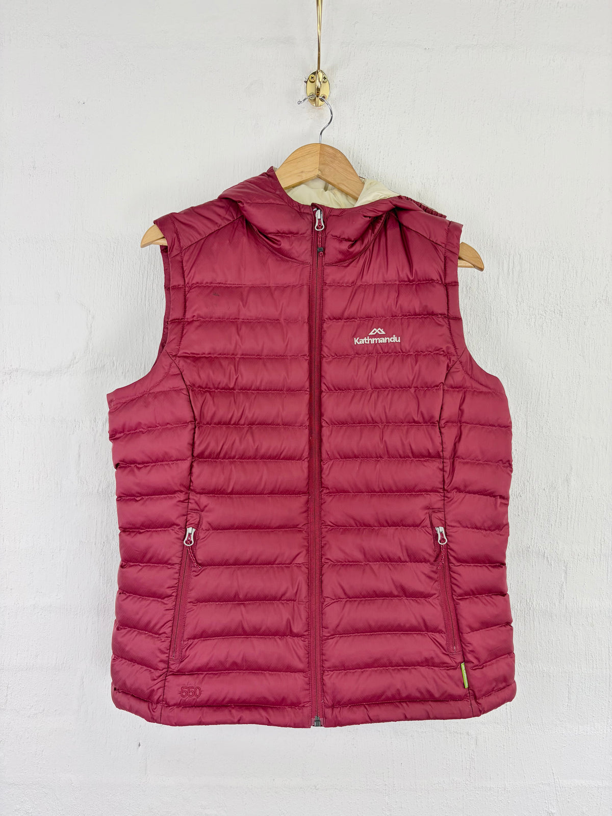 Kathmandu Port Wine 'Heli' Hooded Down Vest - AU14