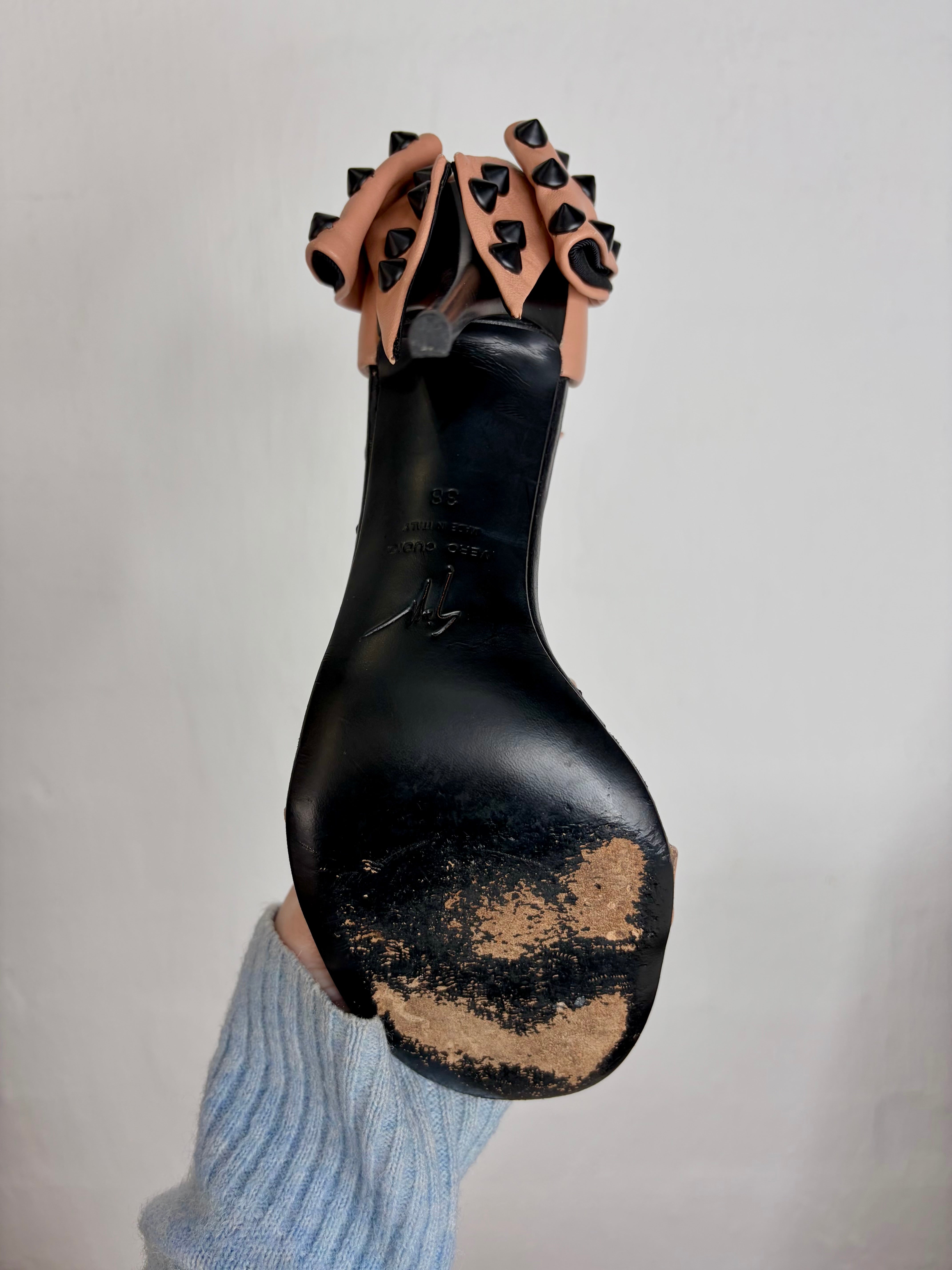 Giuseppe Zanotti Fawn Studded Stilettos - EU38