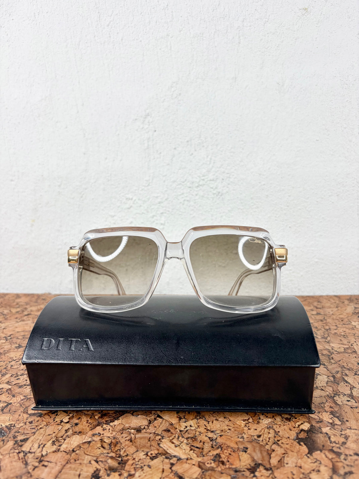 Cazal 'Cazzy' Retro Style Brown Gradient Sunglasses