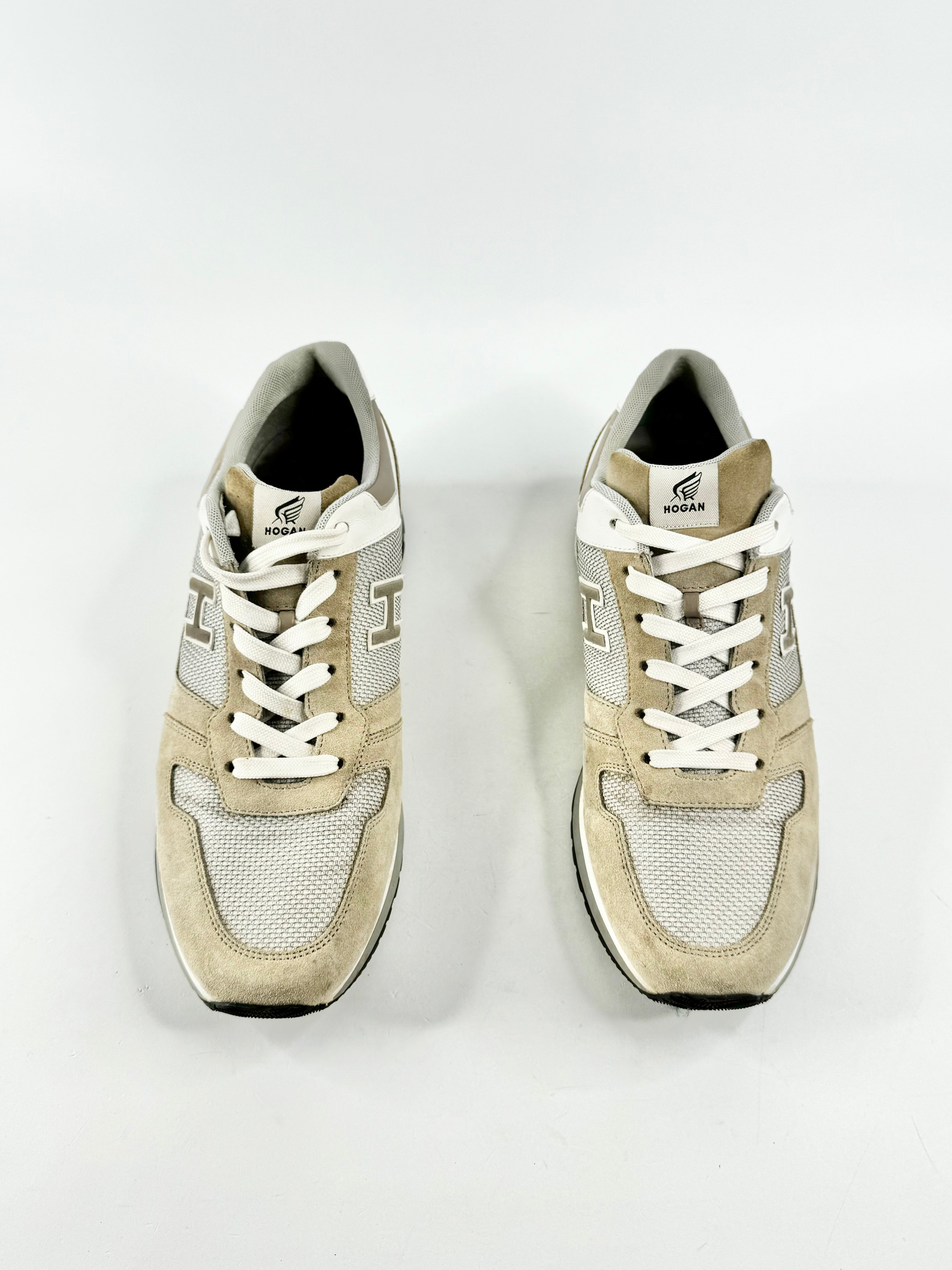 Hogan Sandy Suede & Mesh Sneakers - US10.5