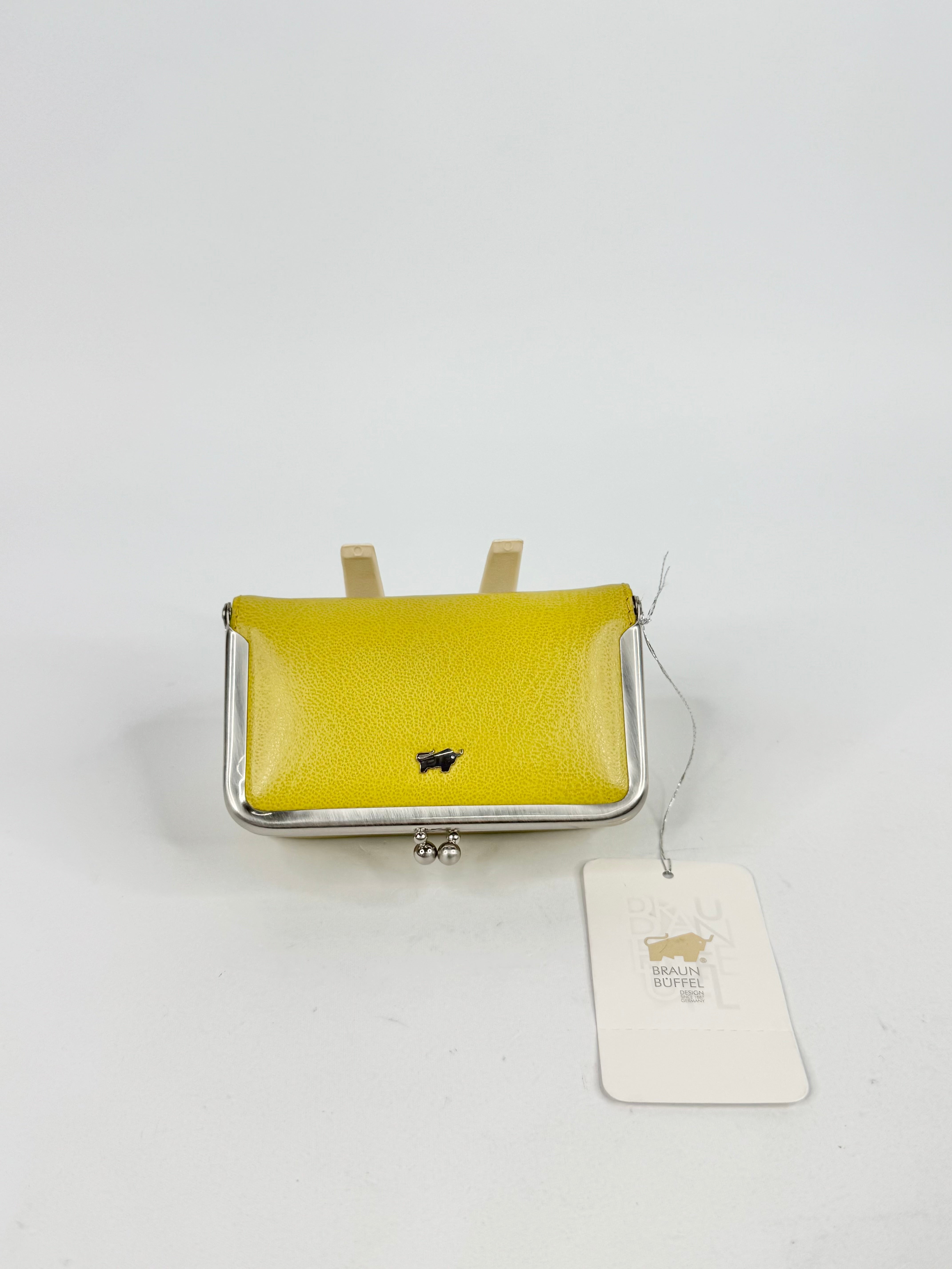 Braun Buffel Lime Green Purse NWT