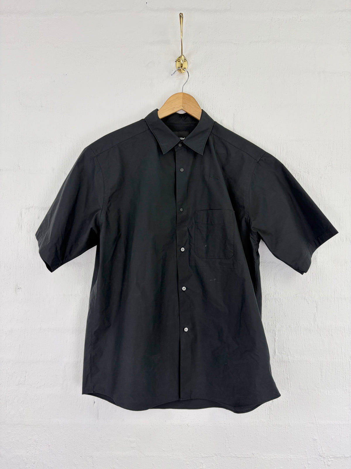 Goldwin Black Short Sleeve Technical Shirt - L