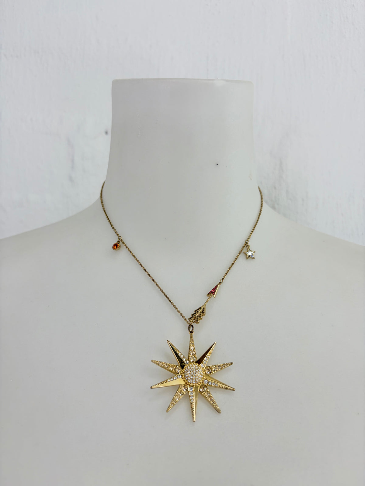 Swarovski Lucky Goddess Asymmetrical Earrings & Necklace Set