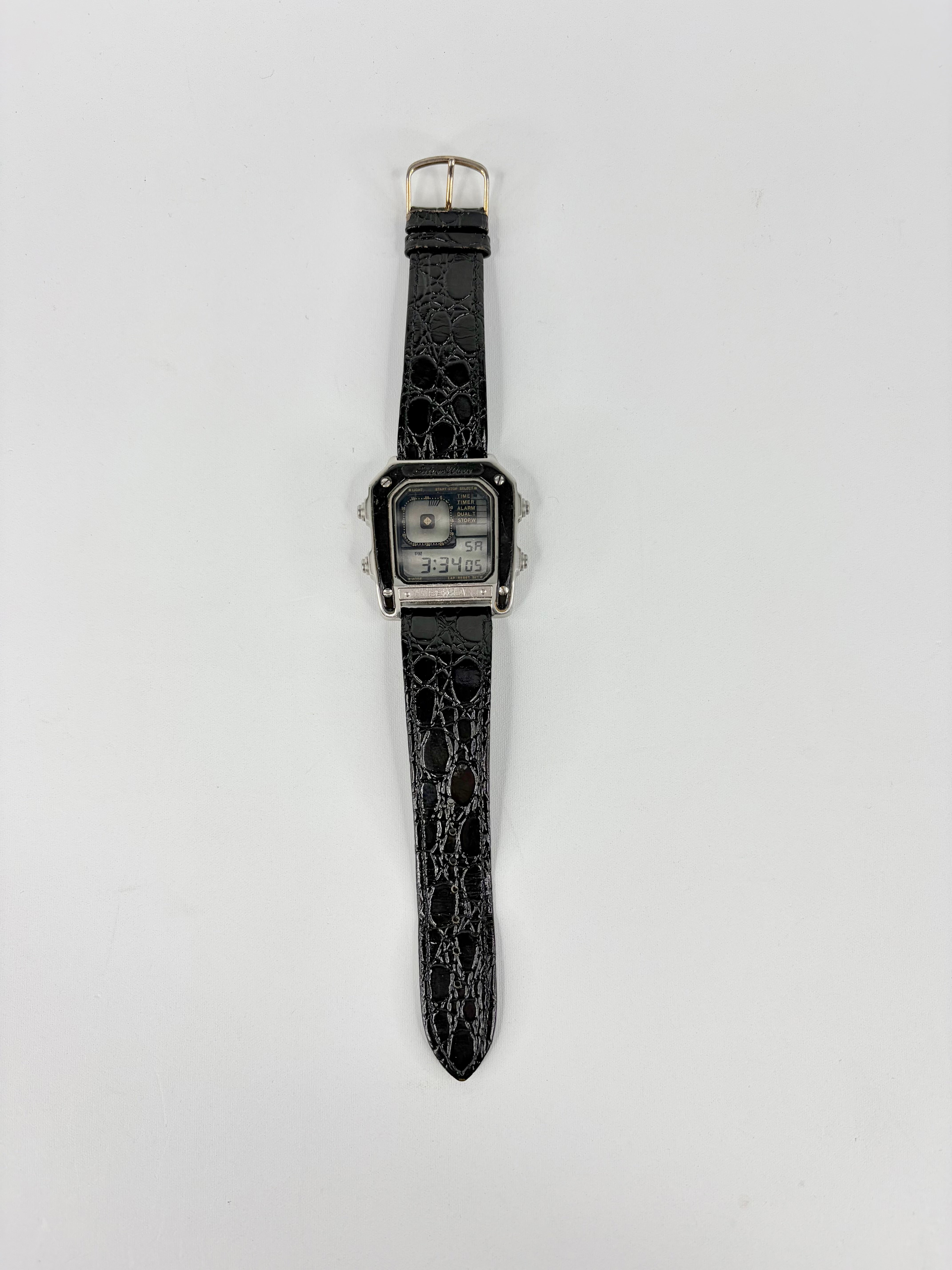 Vintage Seiko G757-500 Digital 'Silverwave' Watch
