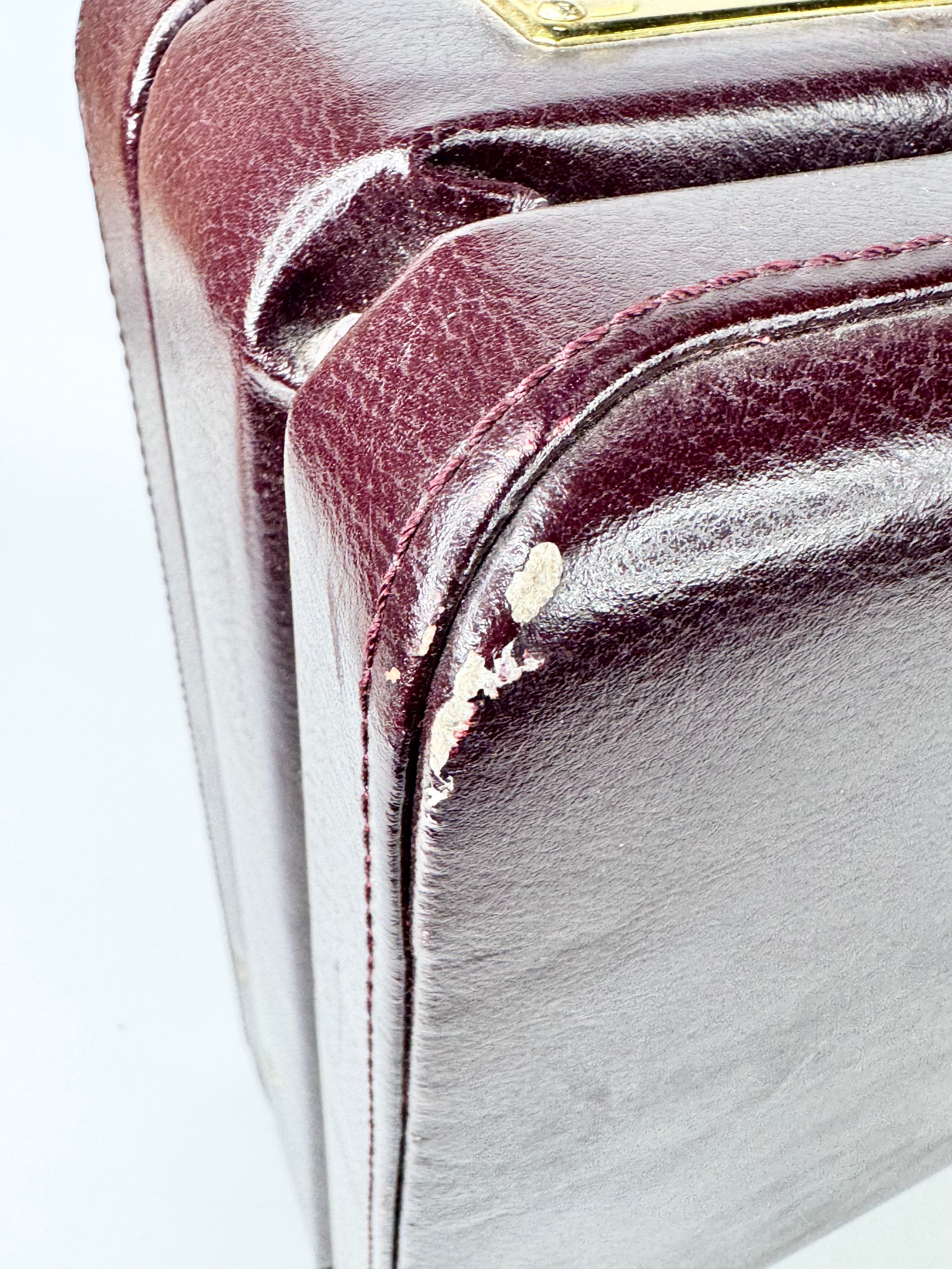 MFW Oxford Red Leather Briefcase