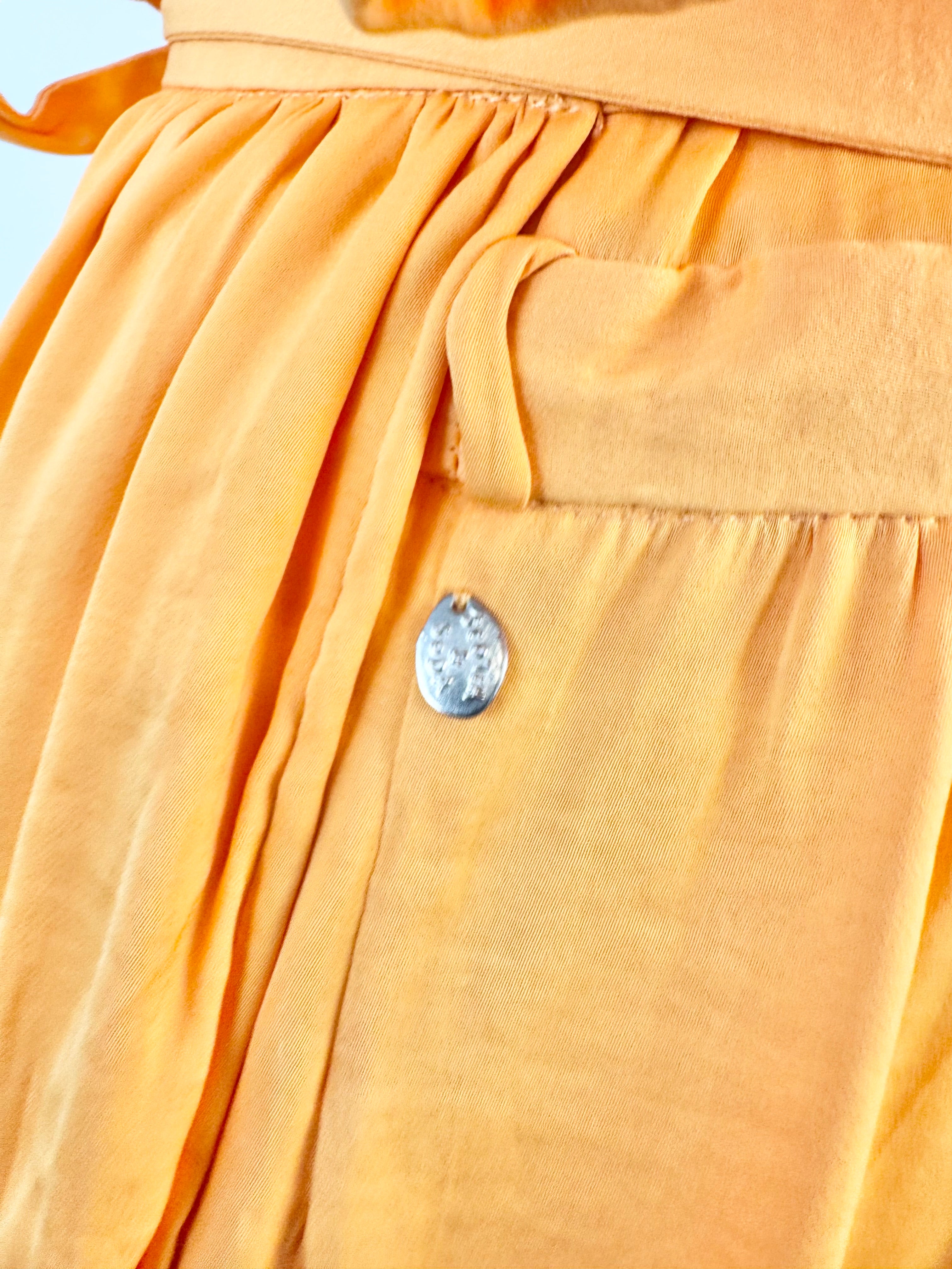 Scotch & Soda Buttercup Yellow Wrap Dress - AU8