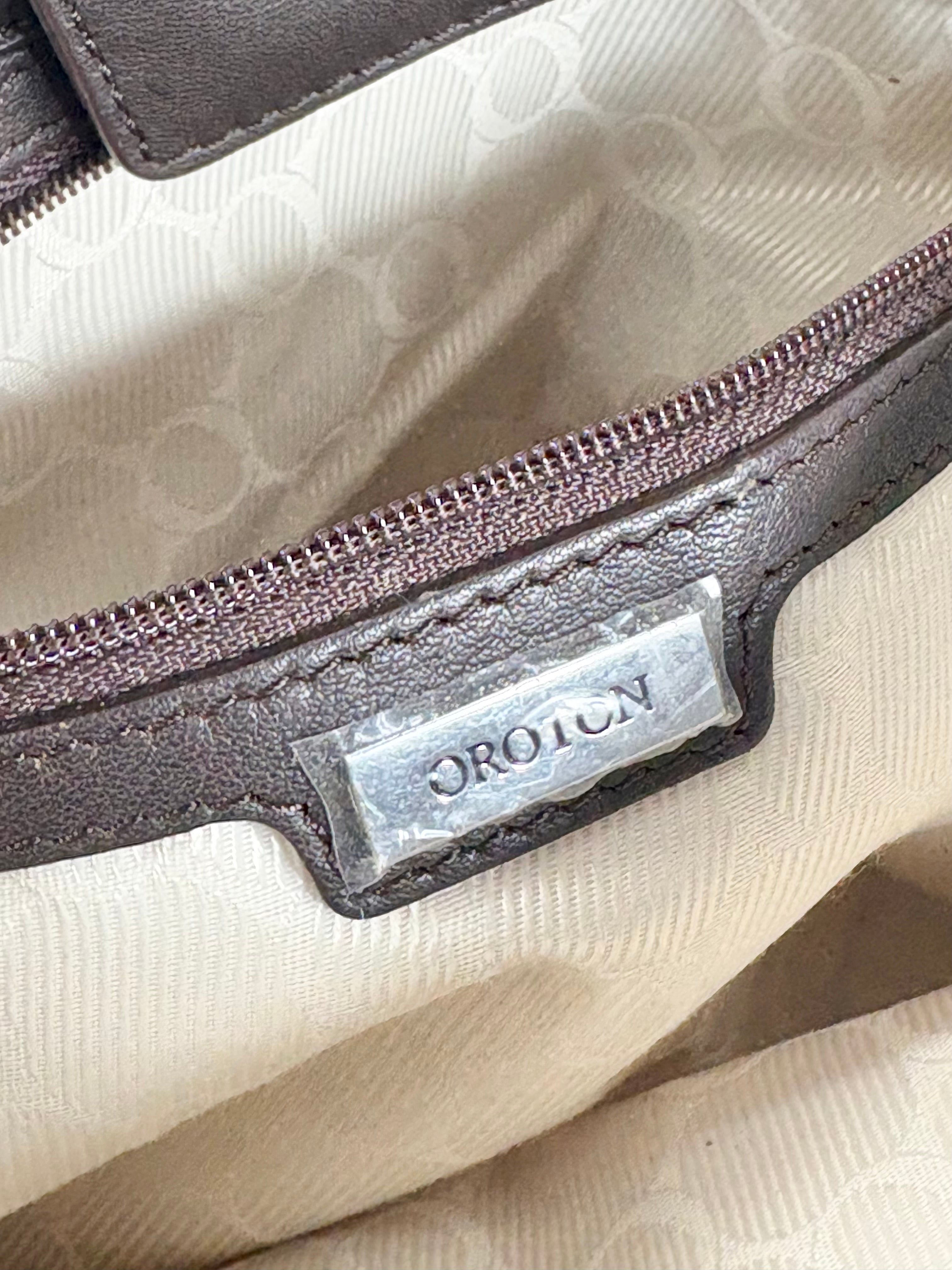Oroton Signature Monogrammed Tote Bag