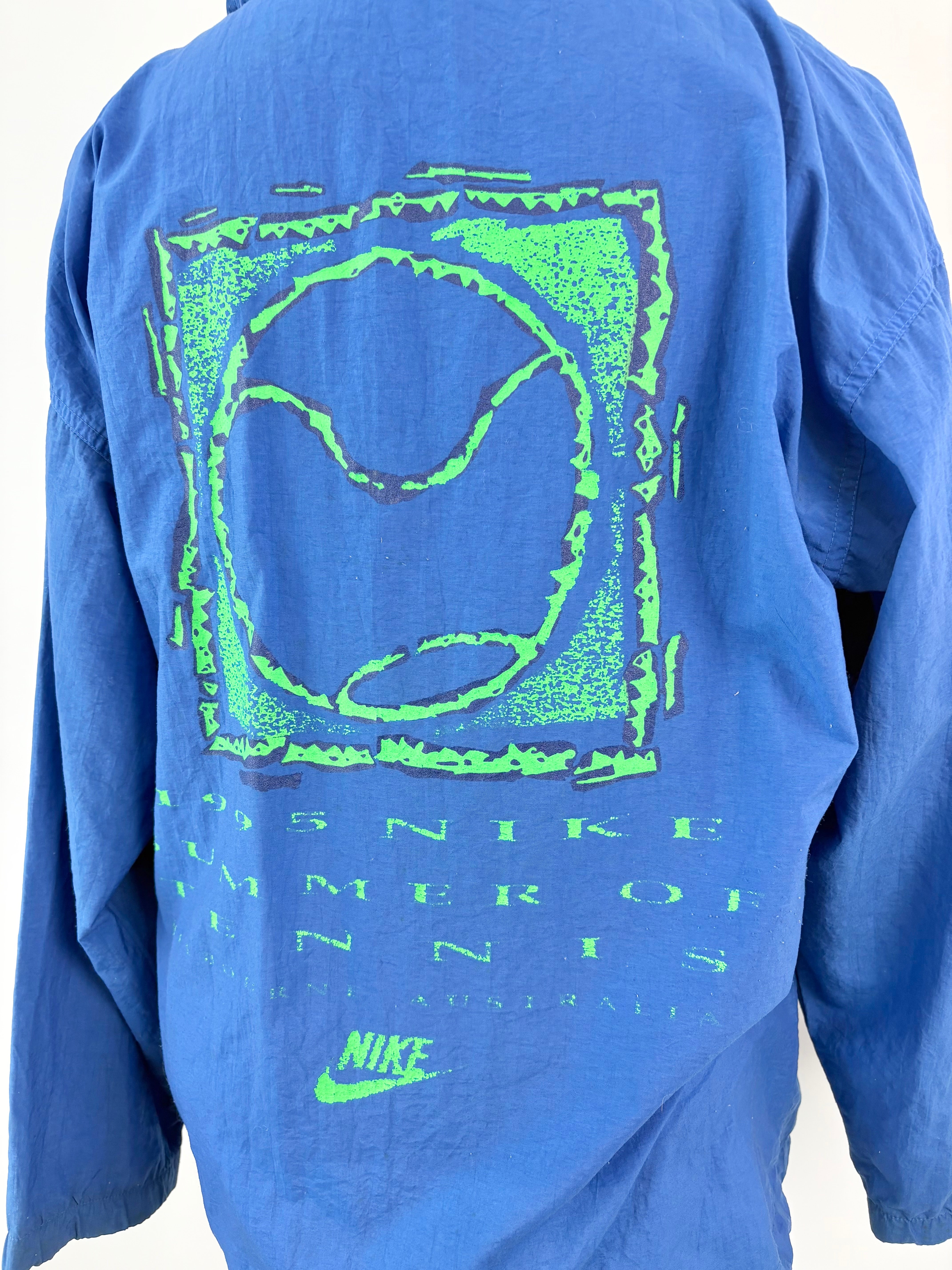 Vintage '95 Nike 'Summer of Tennis' 1/2 Zip Jacket - M