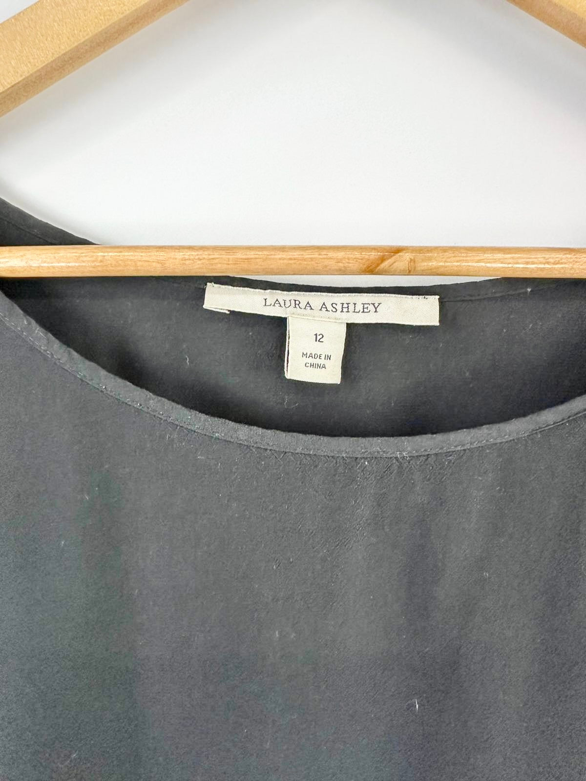 MFW Vintage Anthea Crawford Black Silk Camisole - AU12