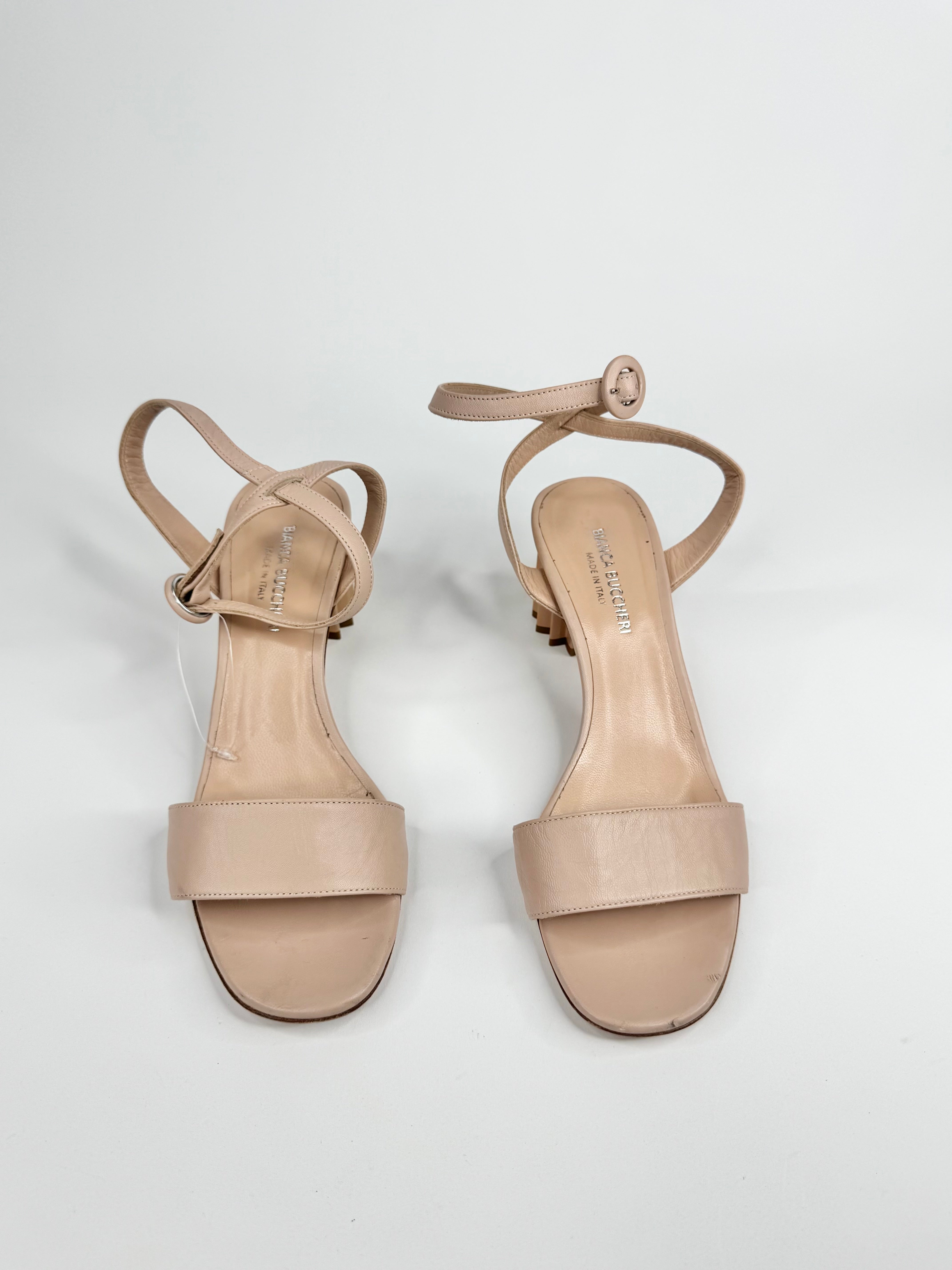 Bianca Buccheri Pastel Peach Sandals - EU38