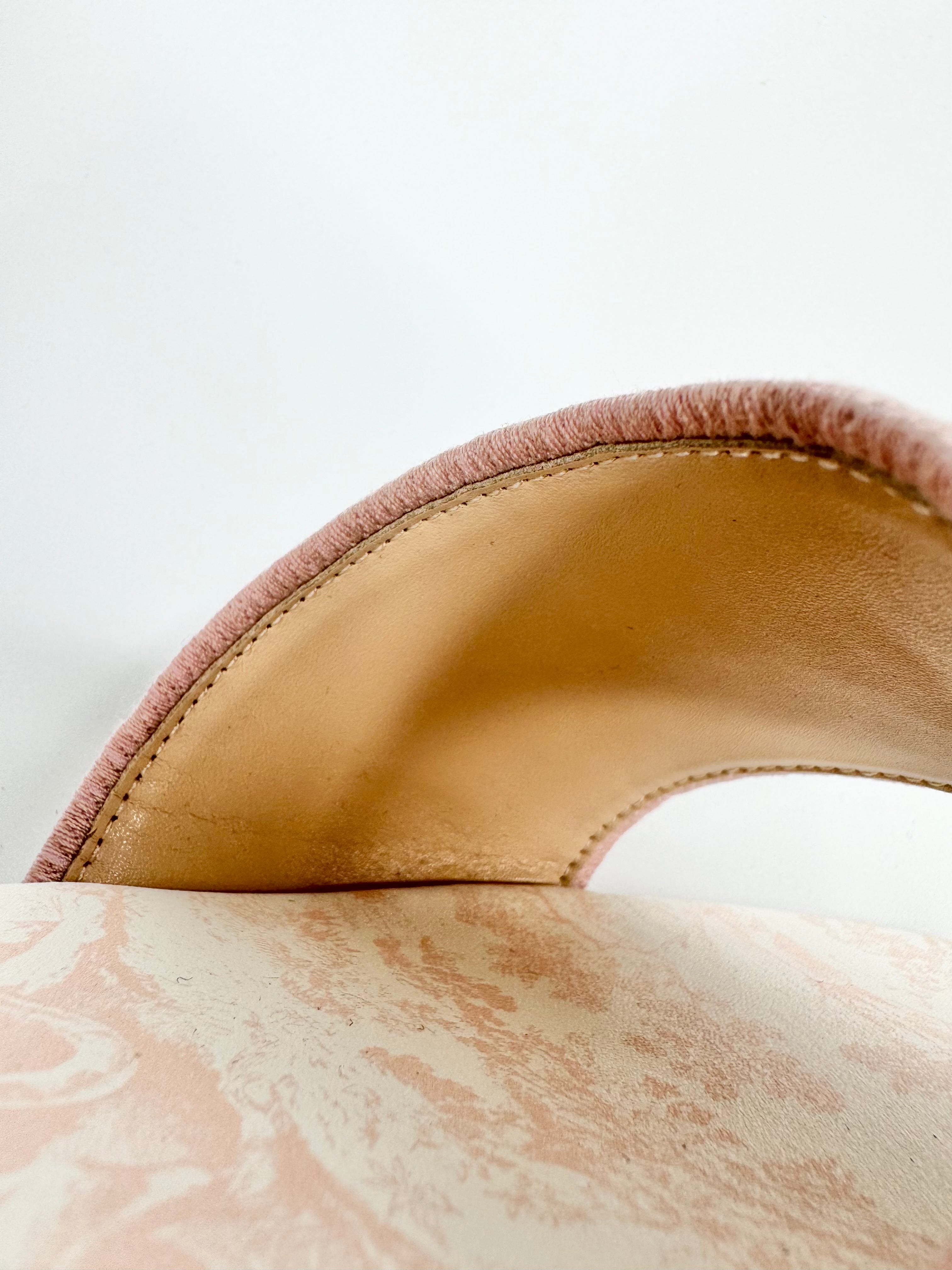 Christian Dior Blush Pink 'Dway' Slides - EU37