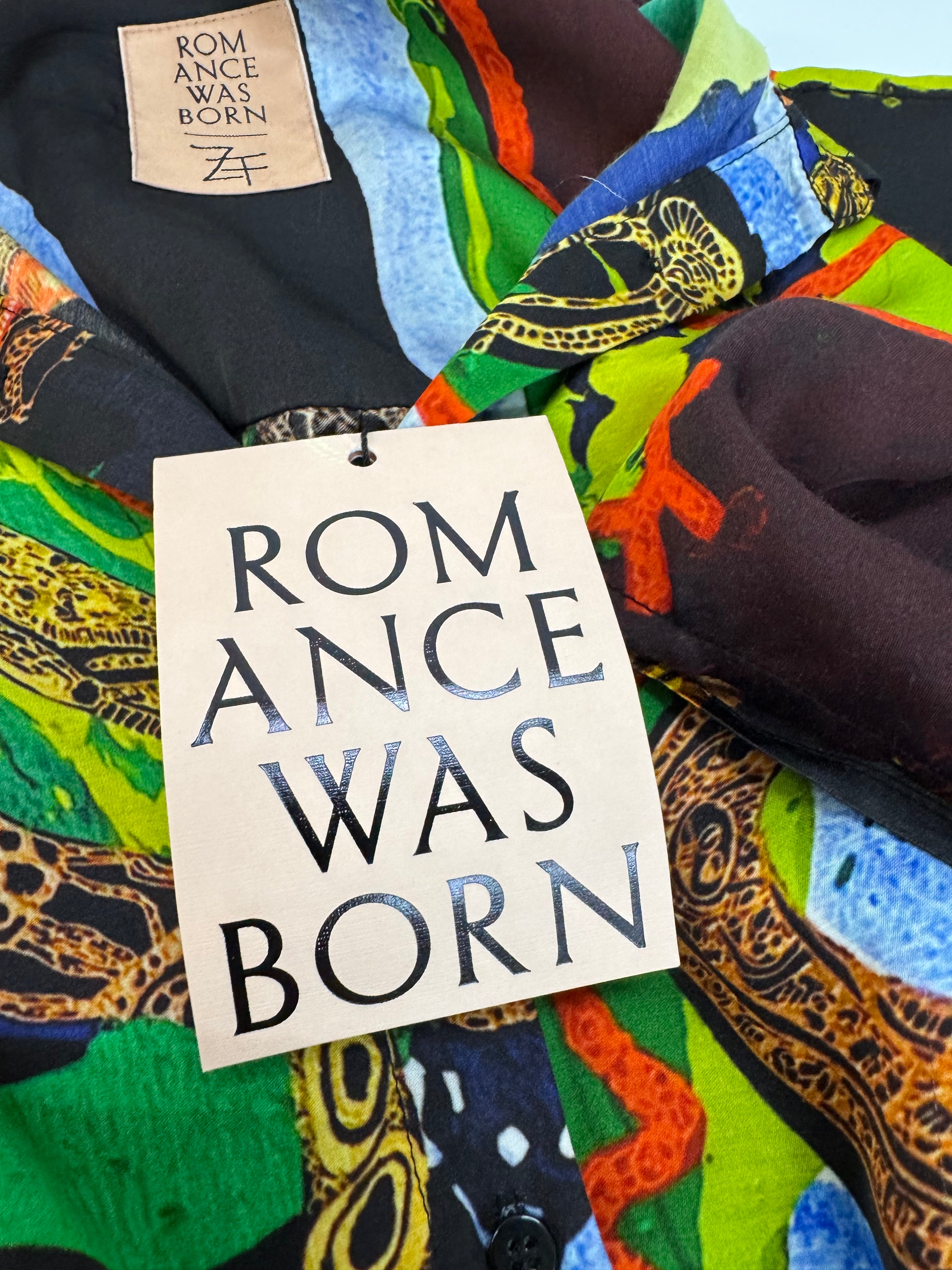 Romance Was Born 'Gremlins Galaxy' Satin Two Piece Set NWT - AU14