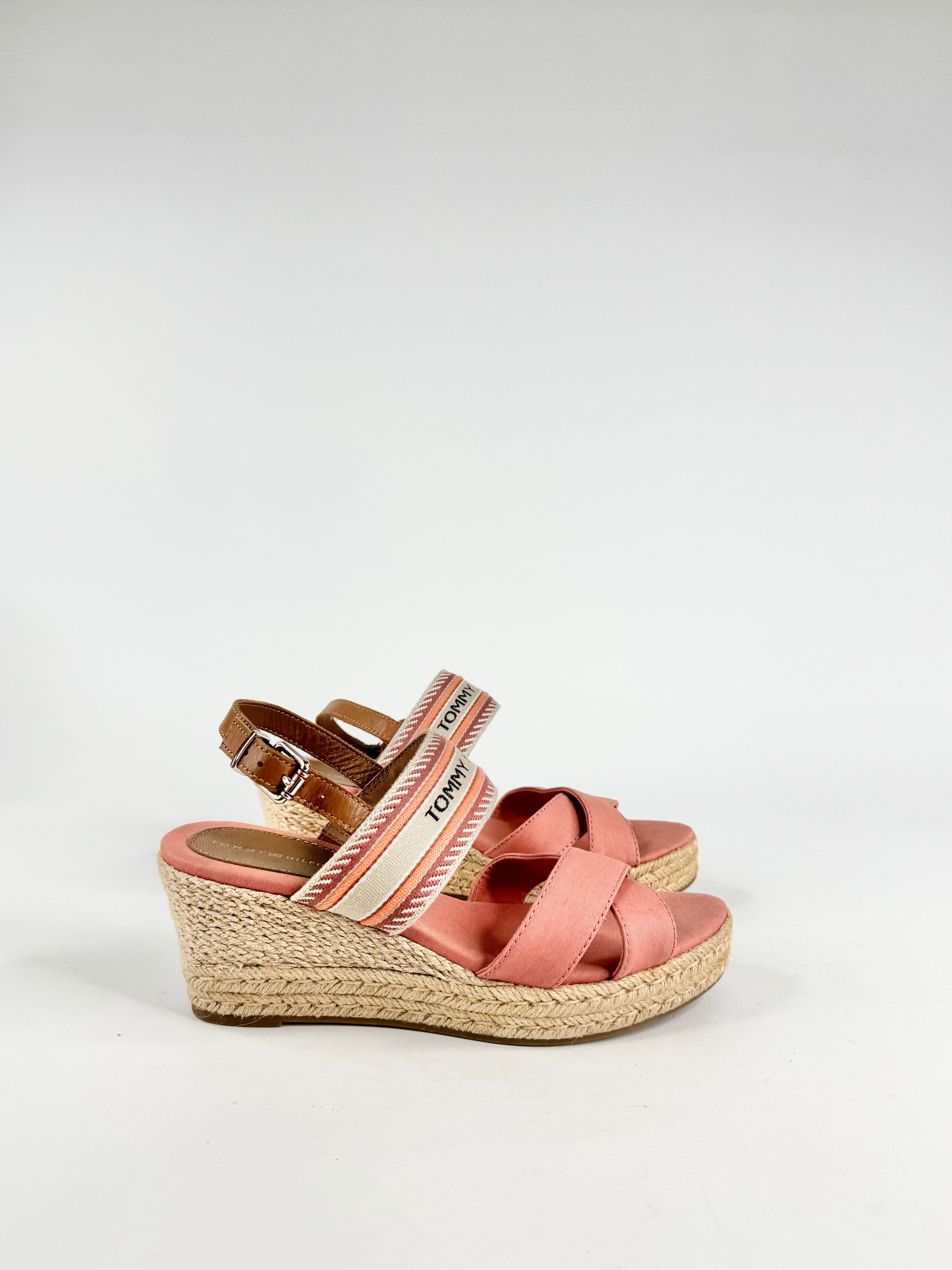 Tommy Hilfiger Coral Pink Espadrilles - EU36