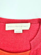 Stella McCartney Blood Orange & Pomegranate Striped Jumper - AU10