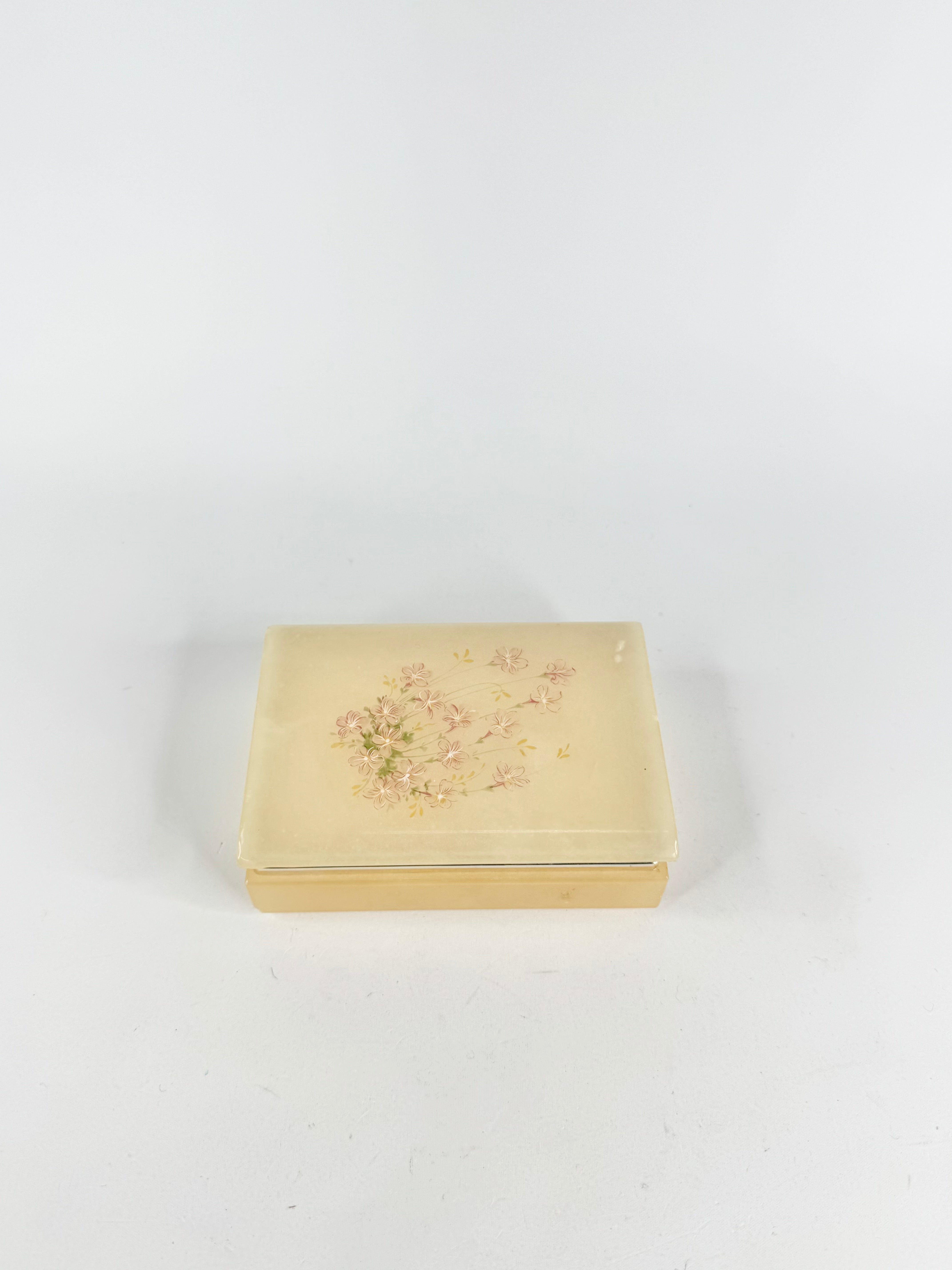Alabaster Trinket Box
