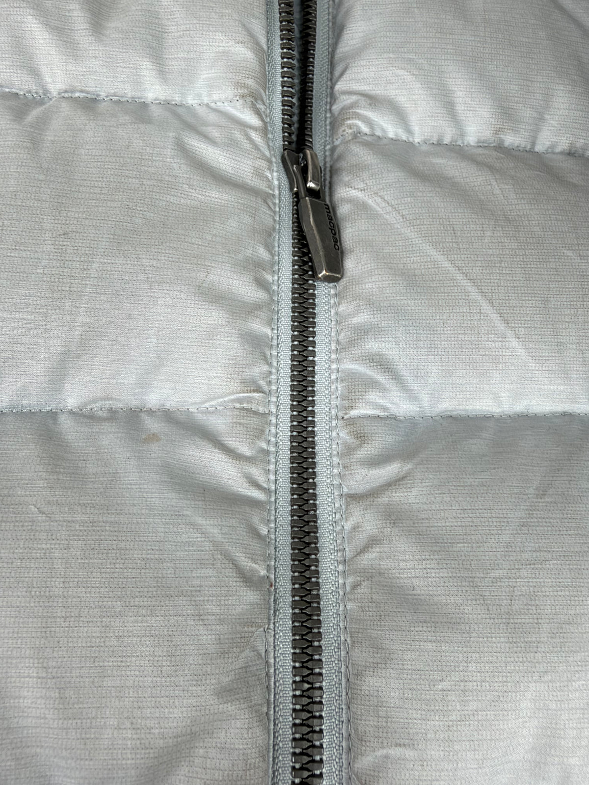 Macpac Silver Grey Long Insulated Jacket - AU6