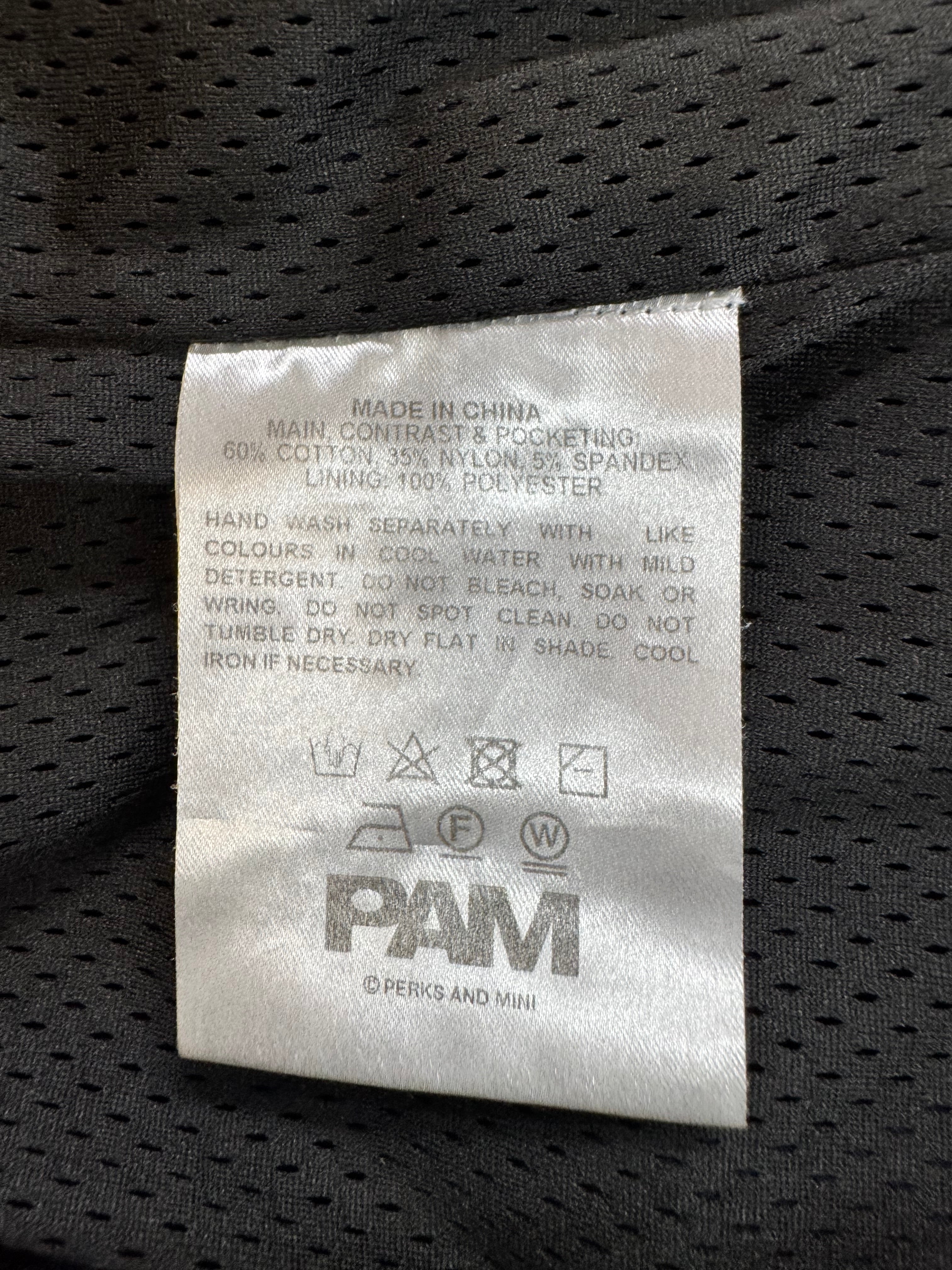 P.A.M Navy Blue Pink Embroidered Tracksuit Pants - AU14