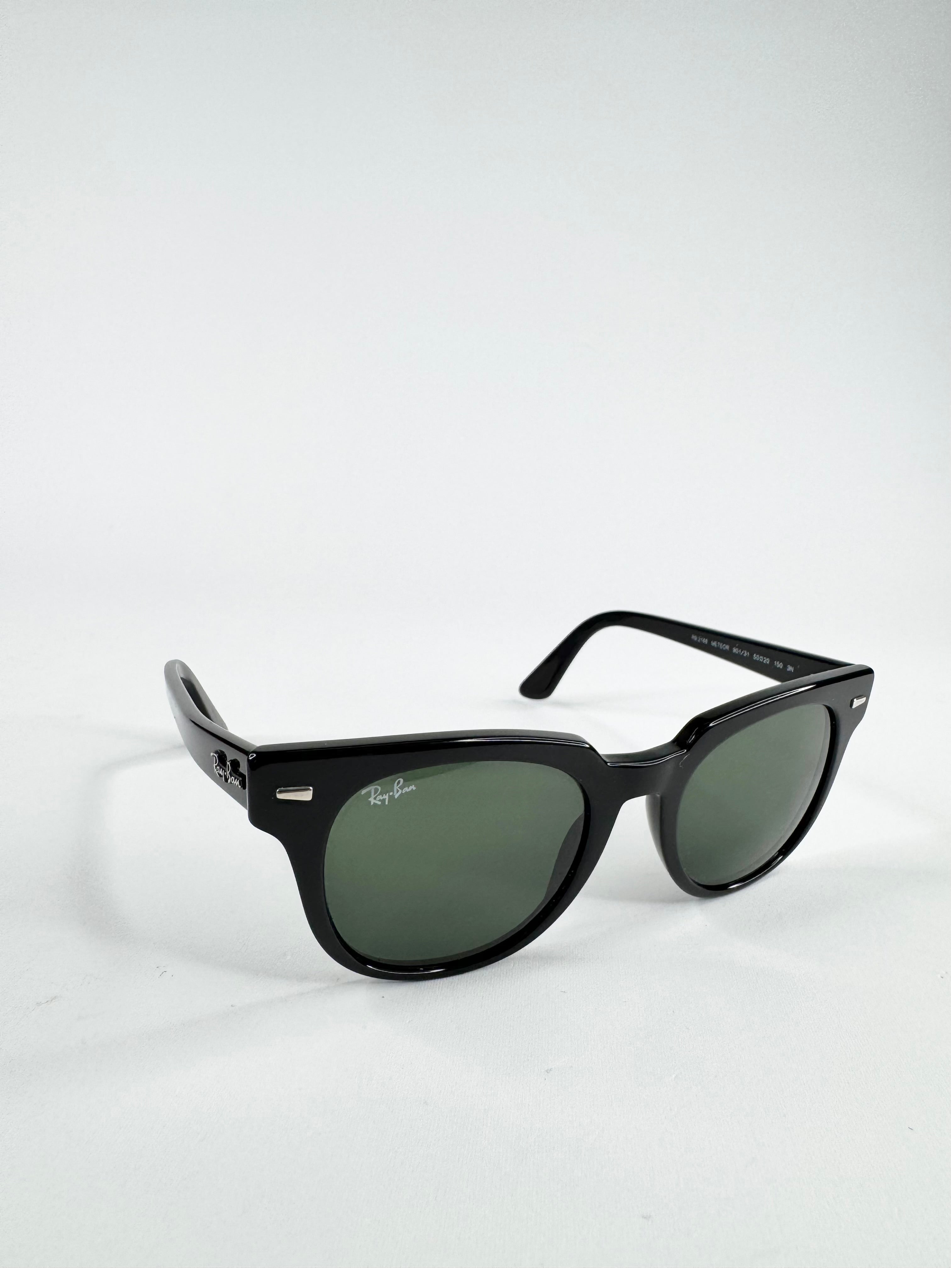 Ray Ban Black 'Meteor' Sunglasses