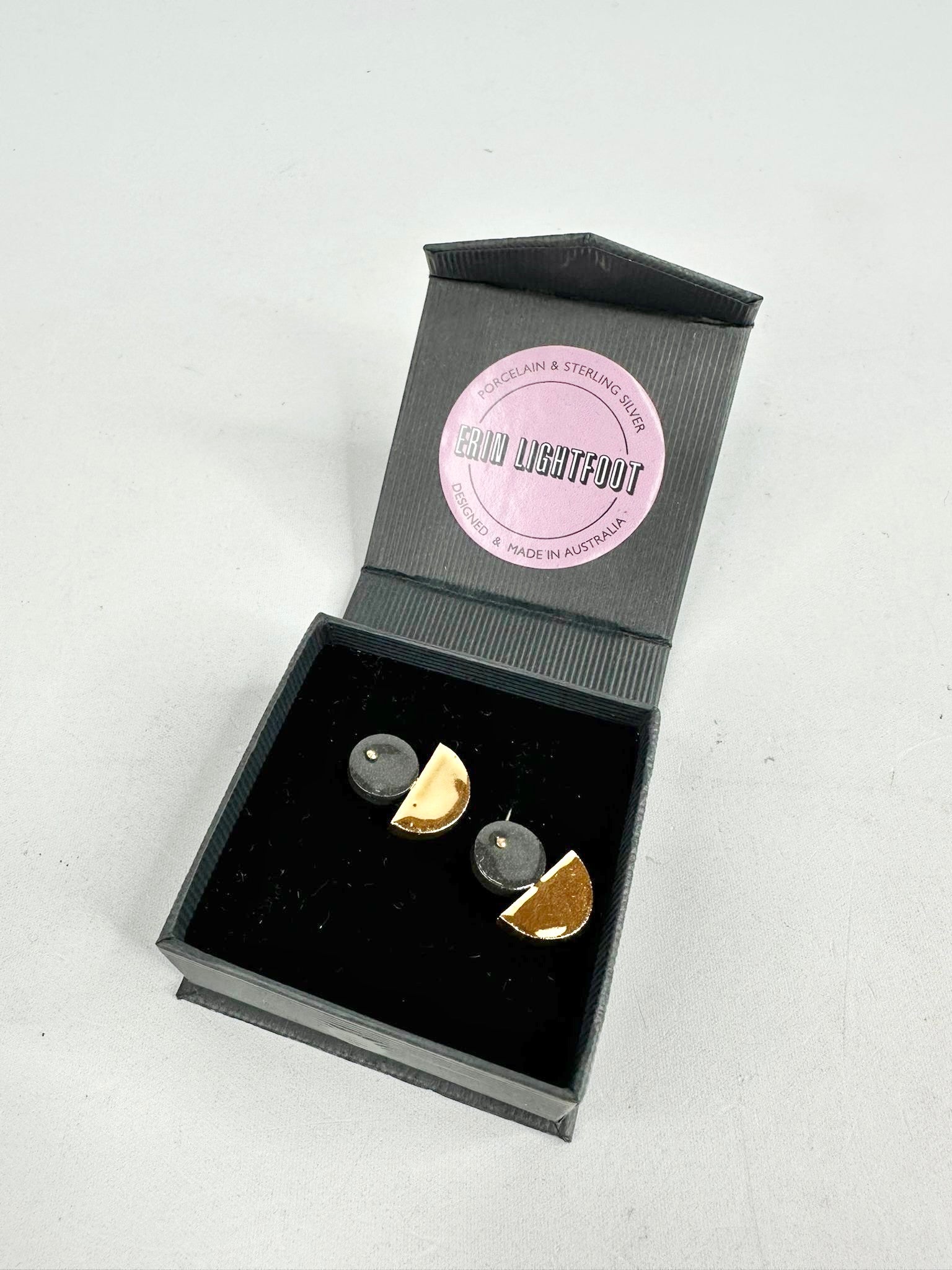 MFW Erin Lightfoot 'Float' Porcelain and Sterling Earrings